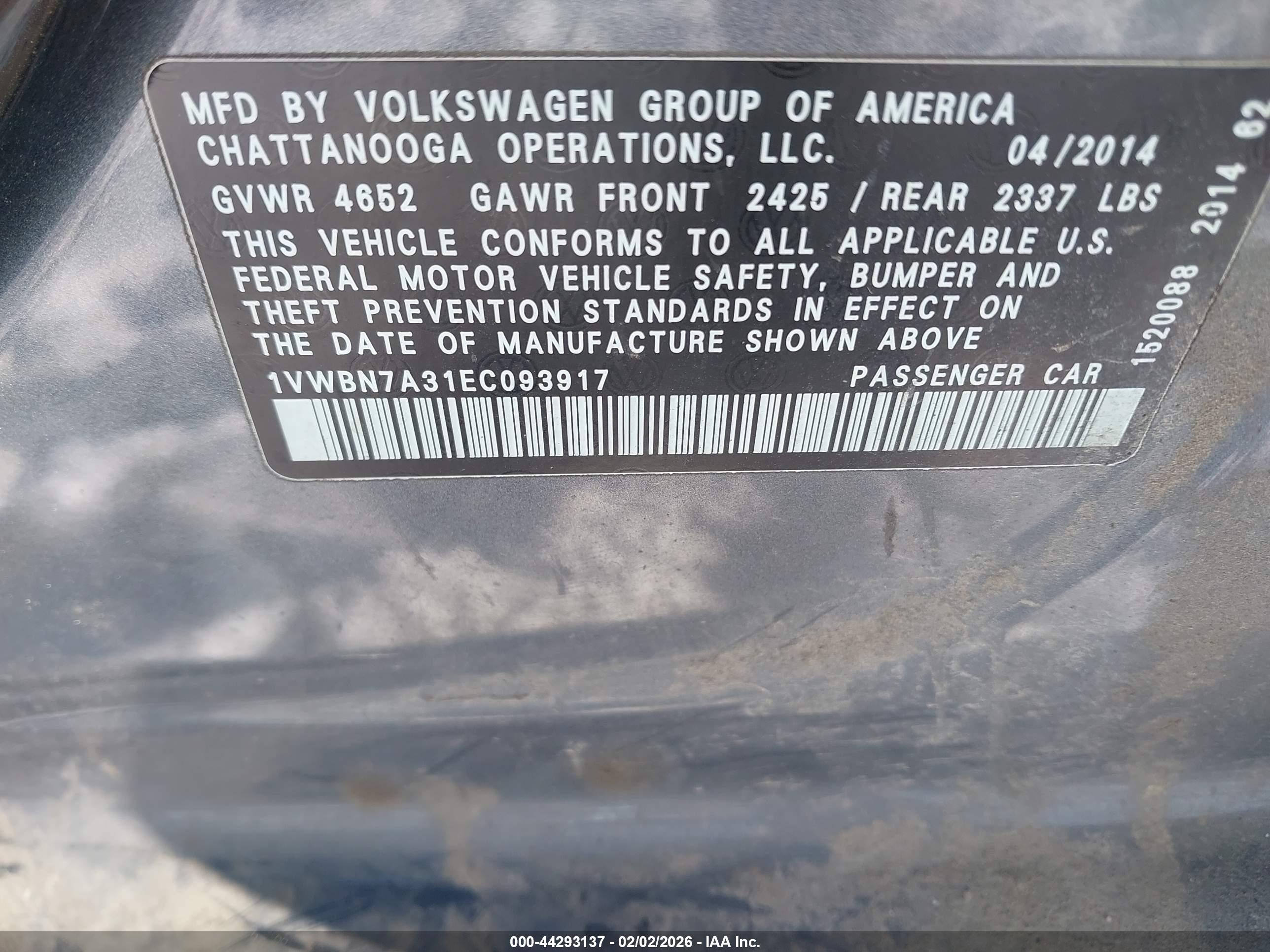VOLKSWAGEN PASSAT image 9