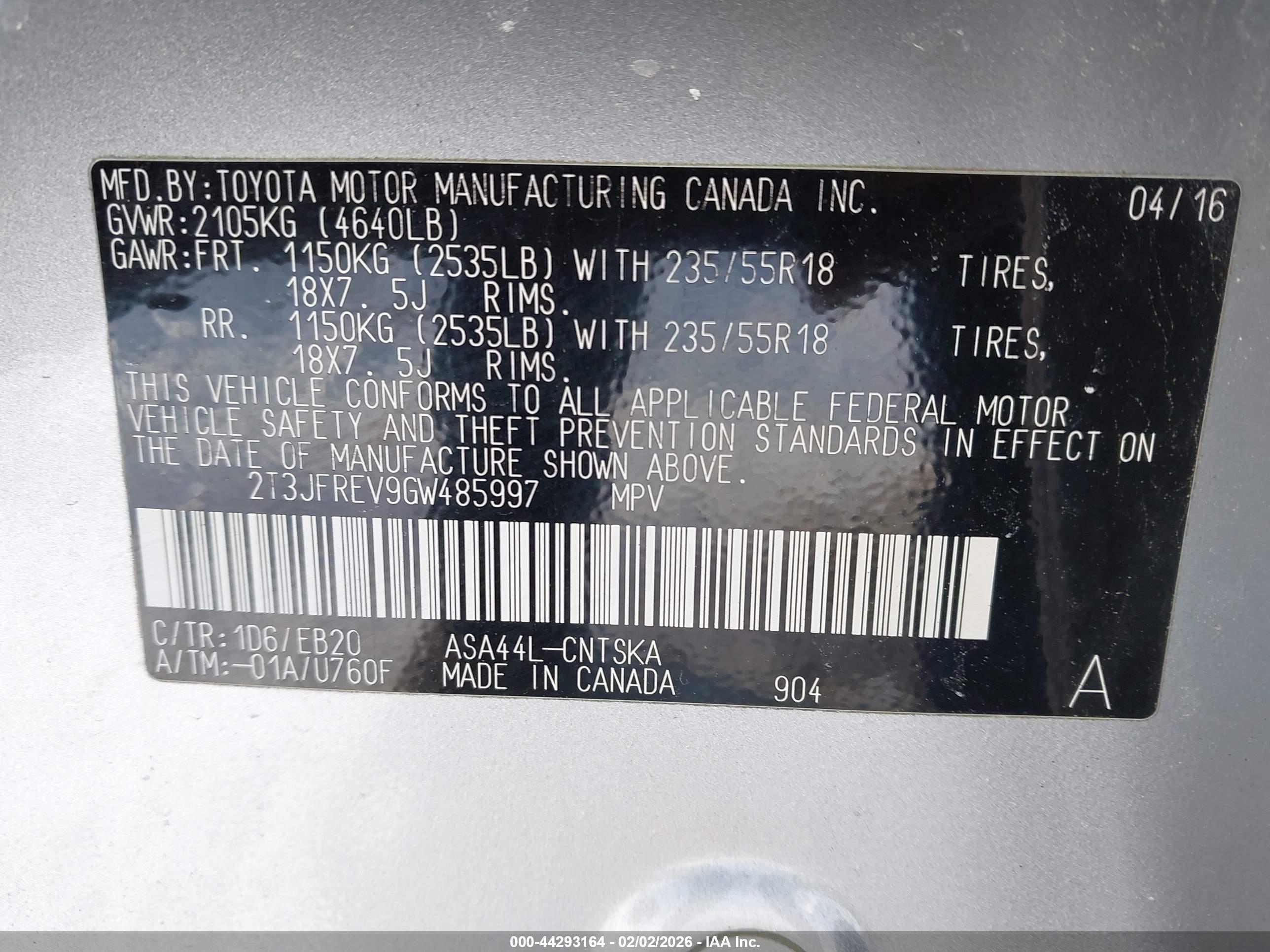 TOYOTA RAV4 image 9