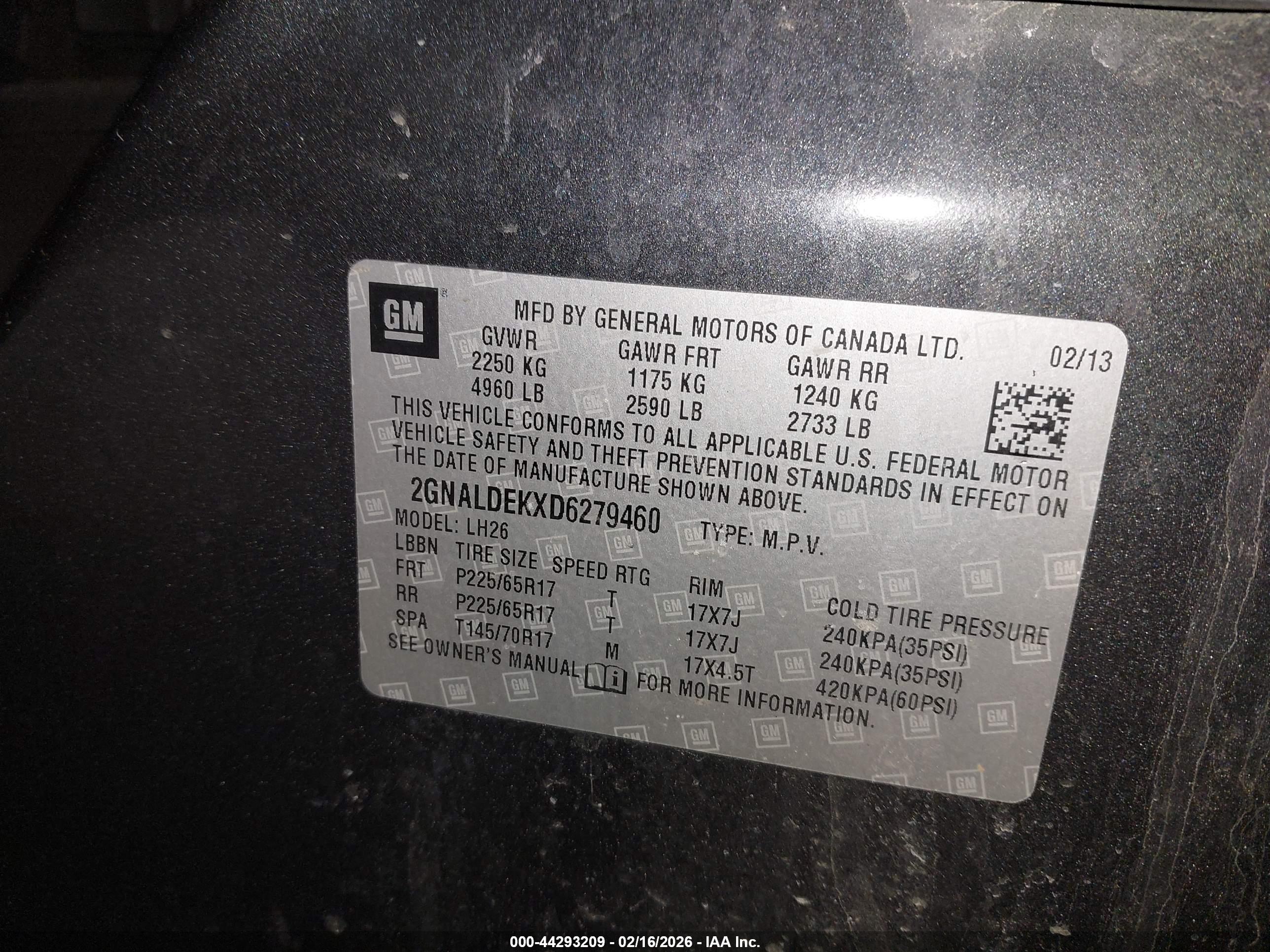 CHEVROLET EQUINOX image 9