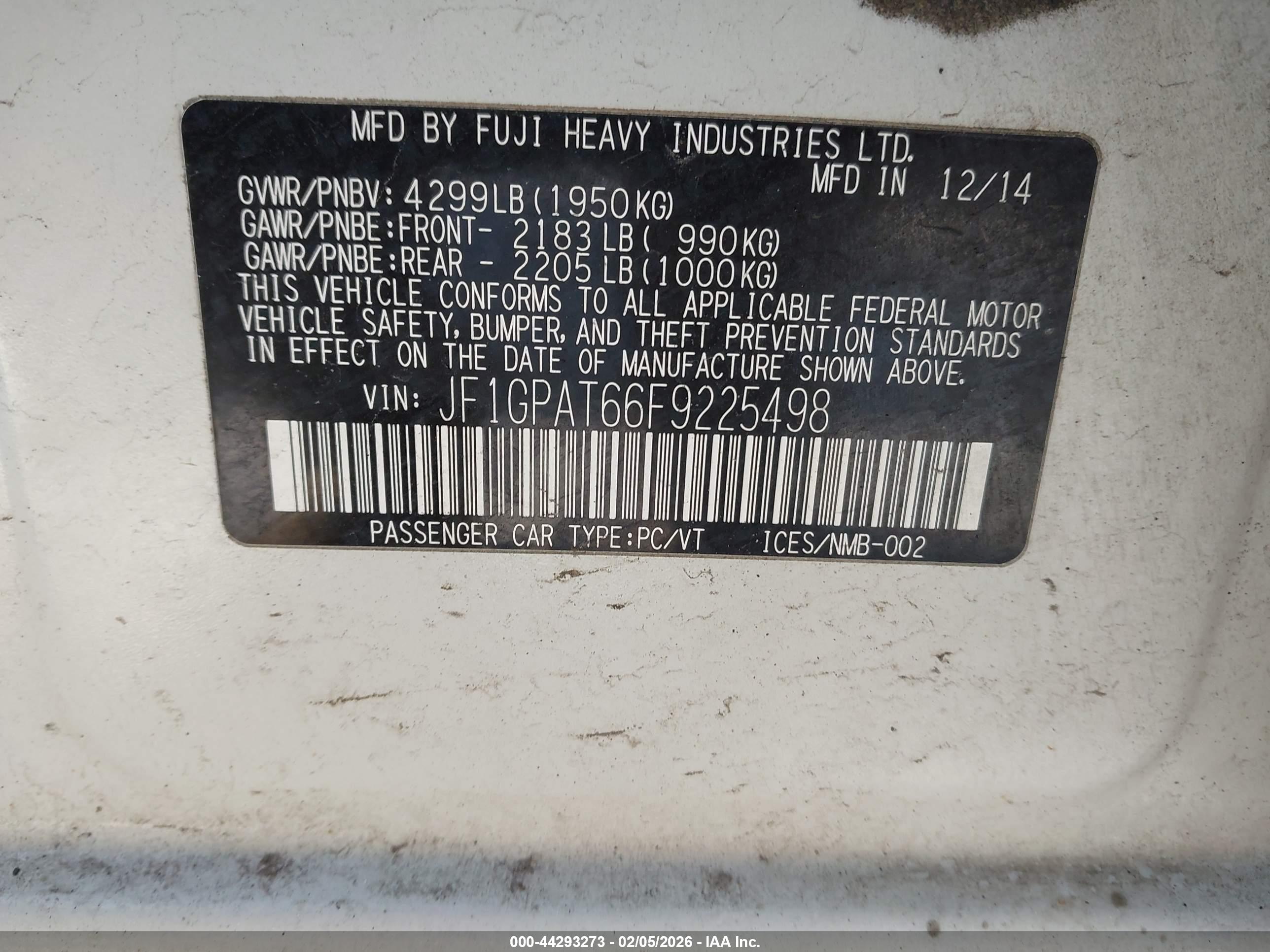SUBARU IMPREZA image 9