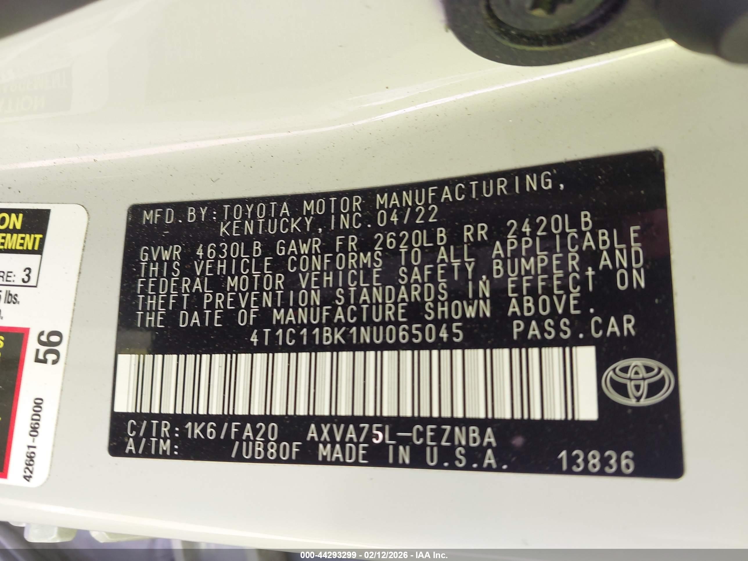 TOYOTA CAMRY image 9