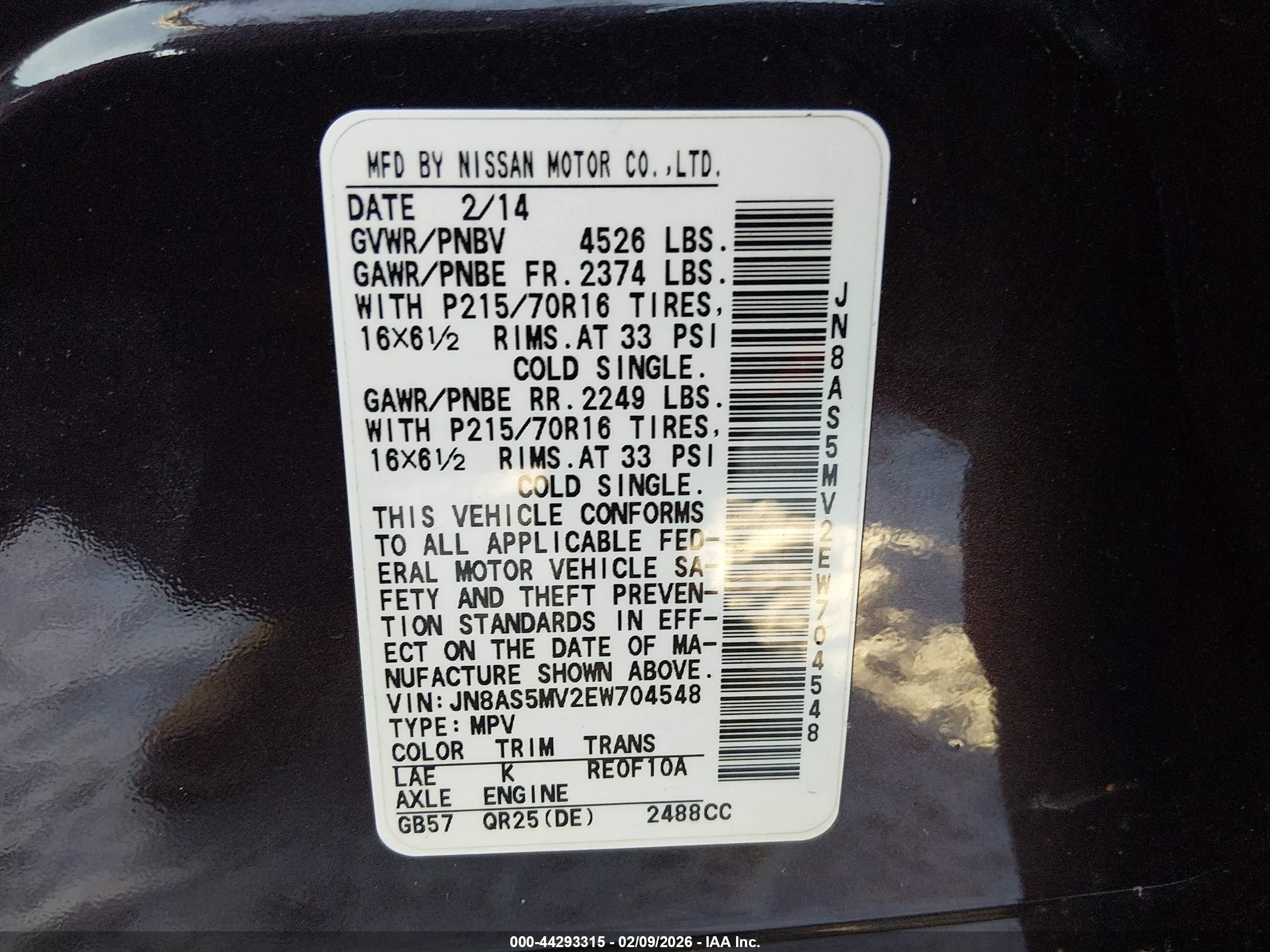 NISSAN ROGUE image 9