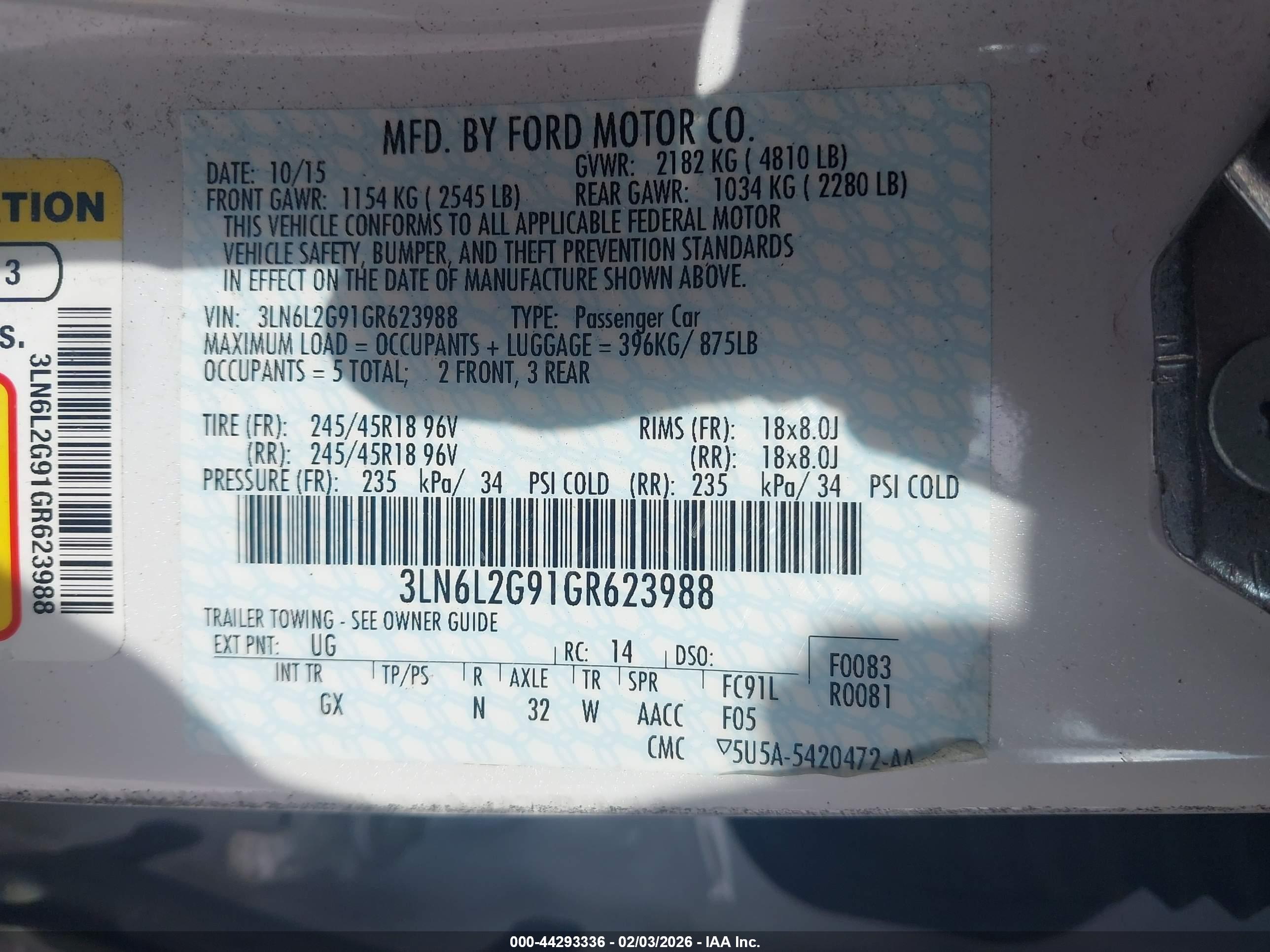 LINCOLN MKZ image 9