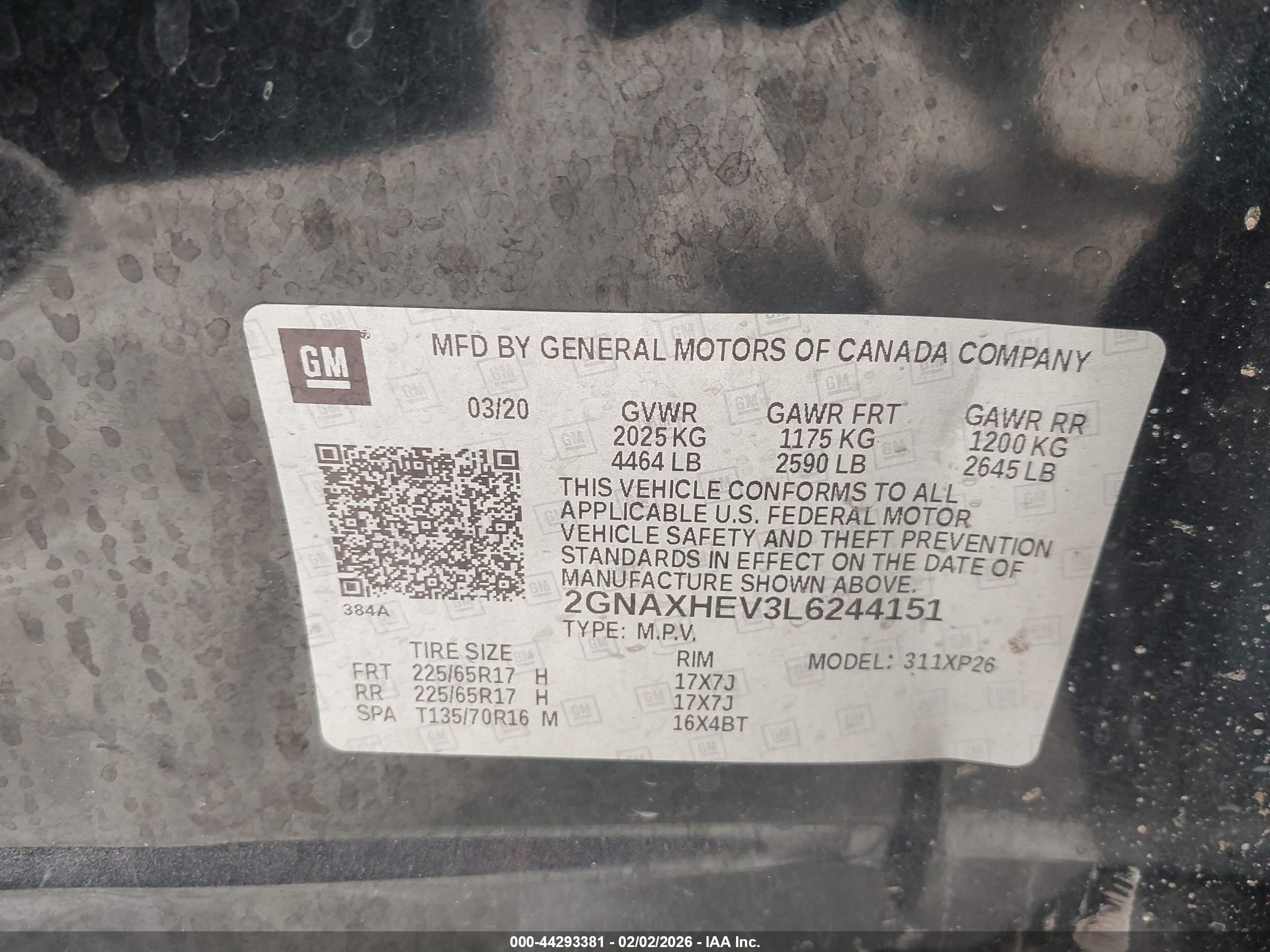 CHEVROLET EQUINOX image 9
