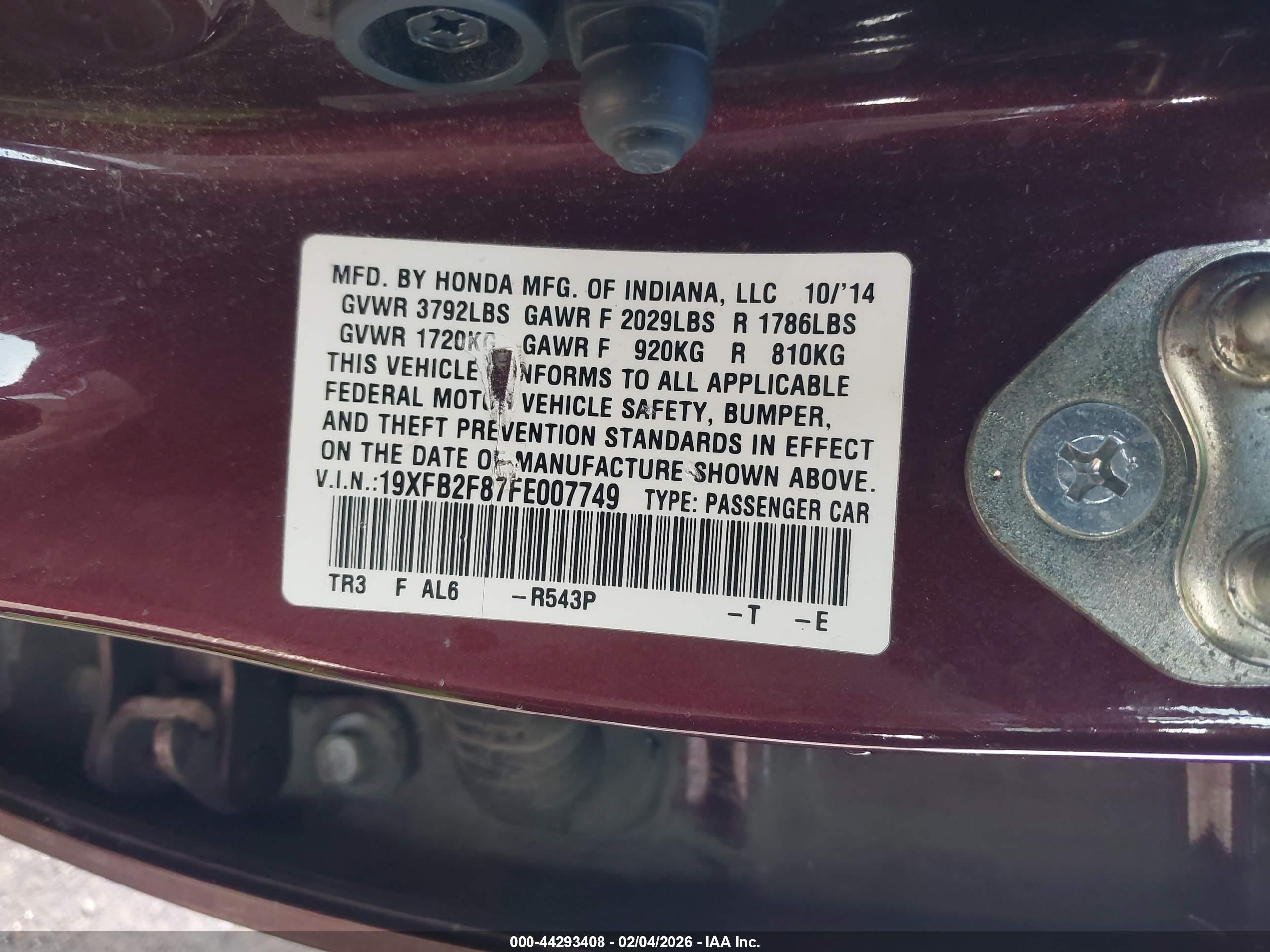 HONDA CIVIC image 9