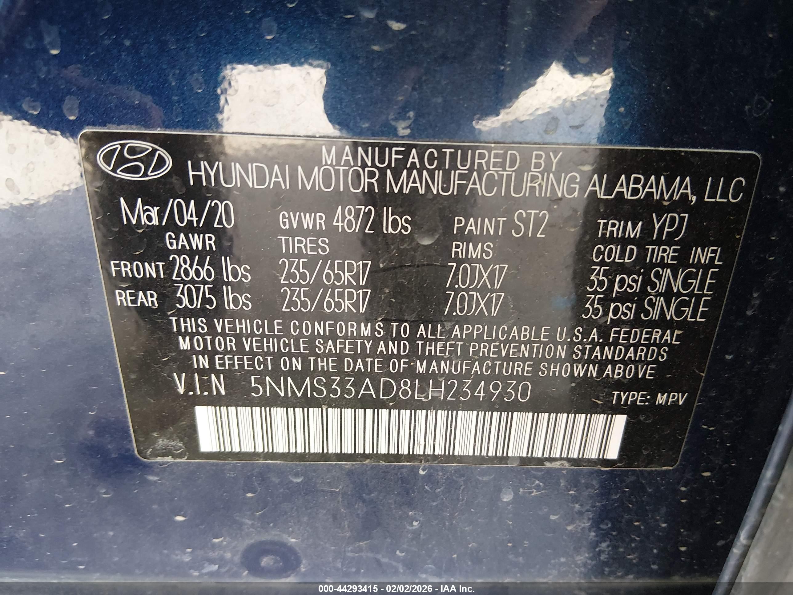 HYUNDAI SANTA image 9