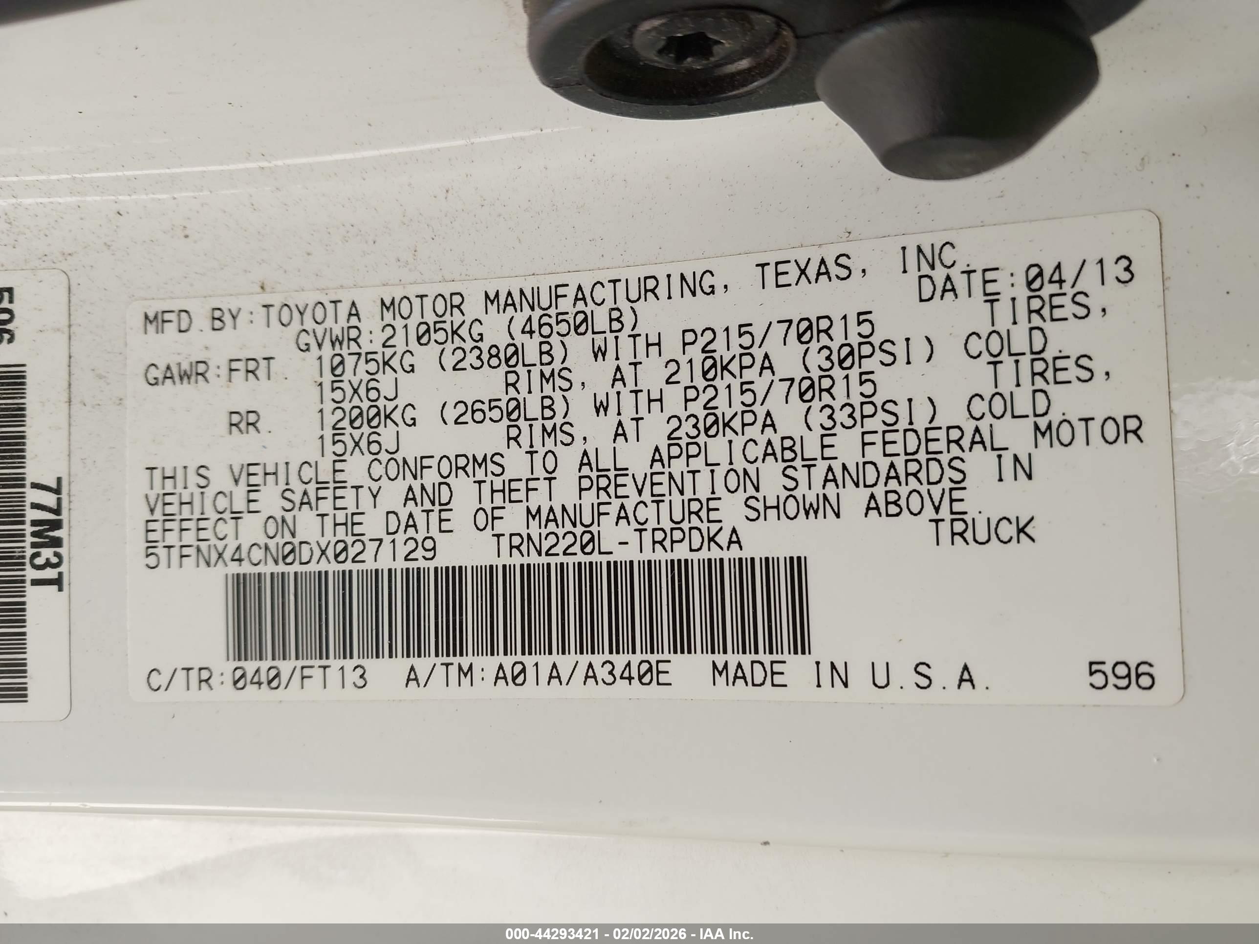 TOYOTA TACOMA image 9