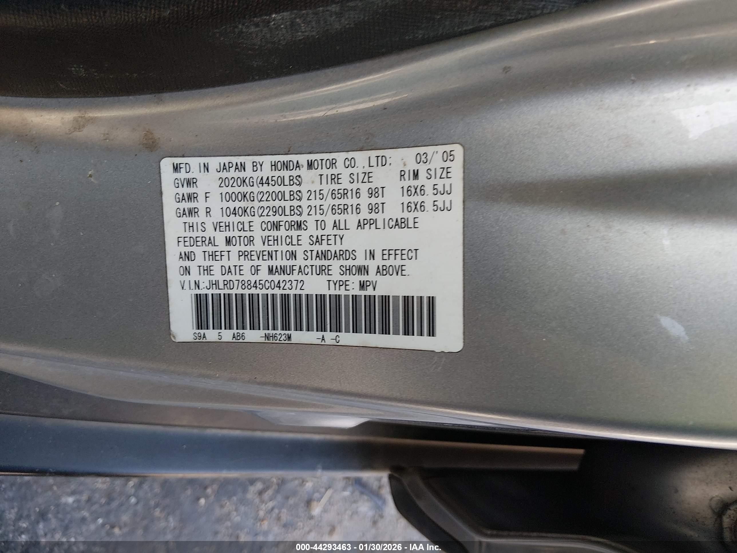 HONDA CR-V image 9