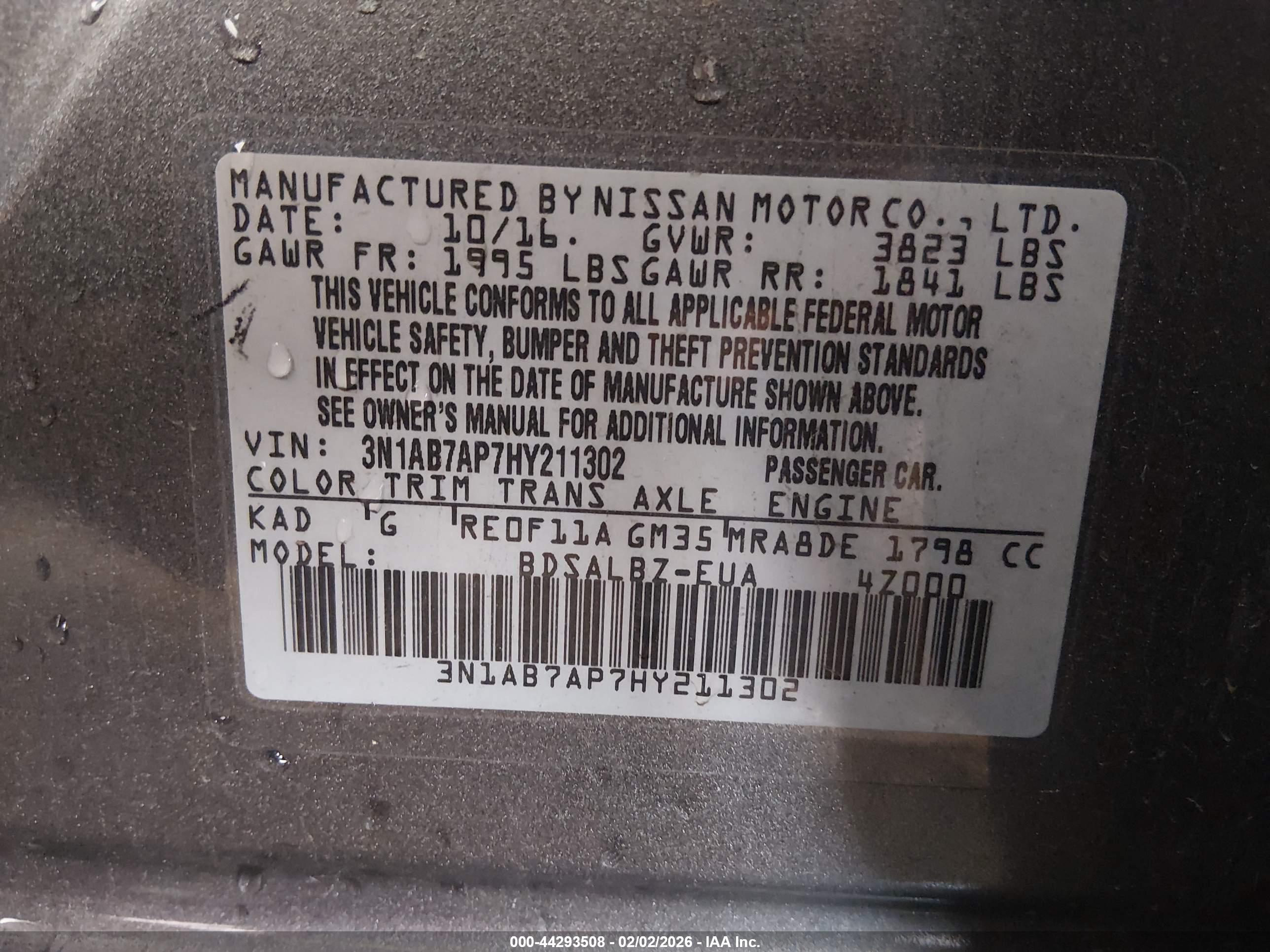NISSAN SENTRA image 9