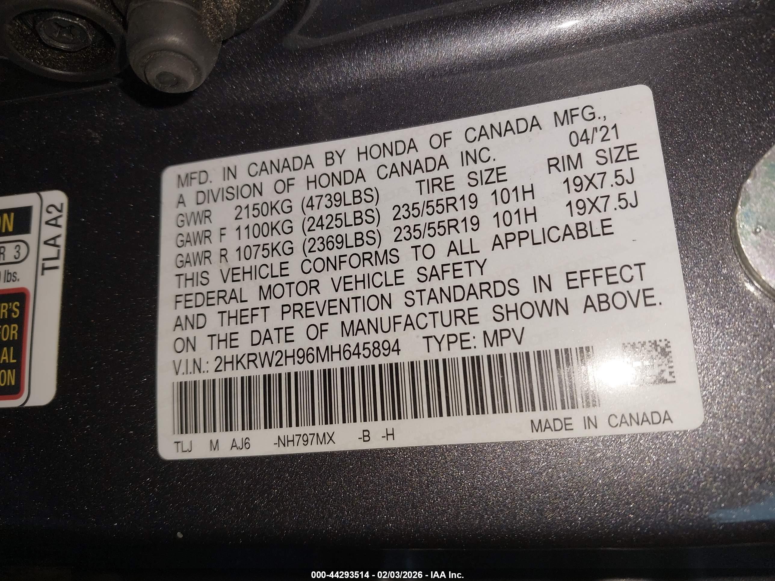 HONDA CR-V image 9