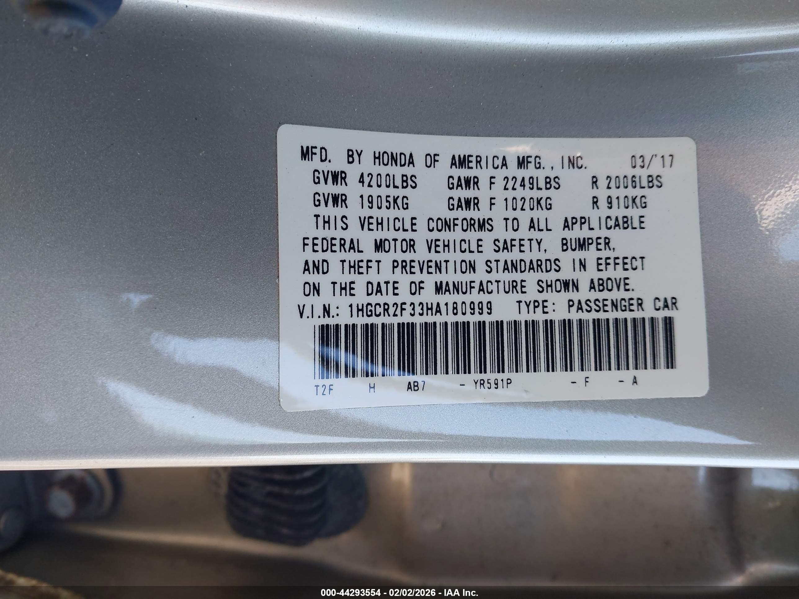 HONDA ACCORD image 9
