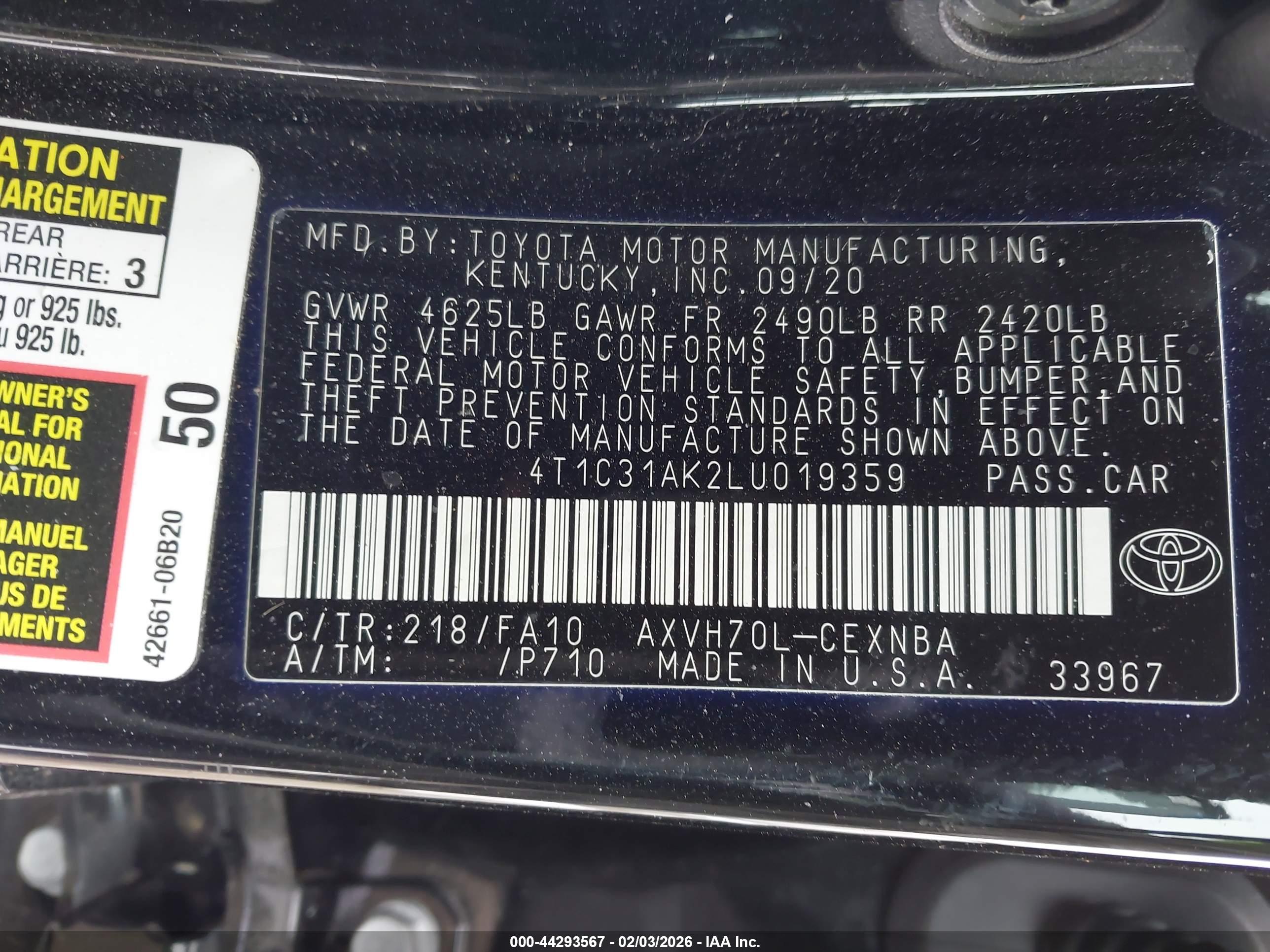TOYOTA CAMRY image 9