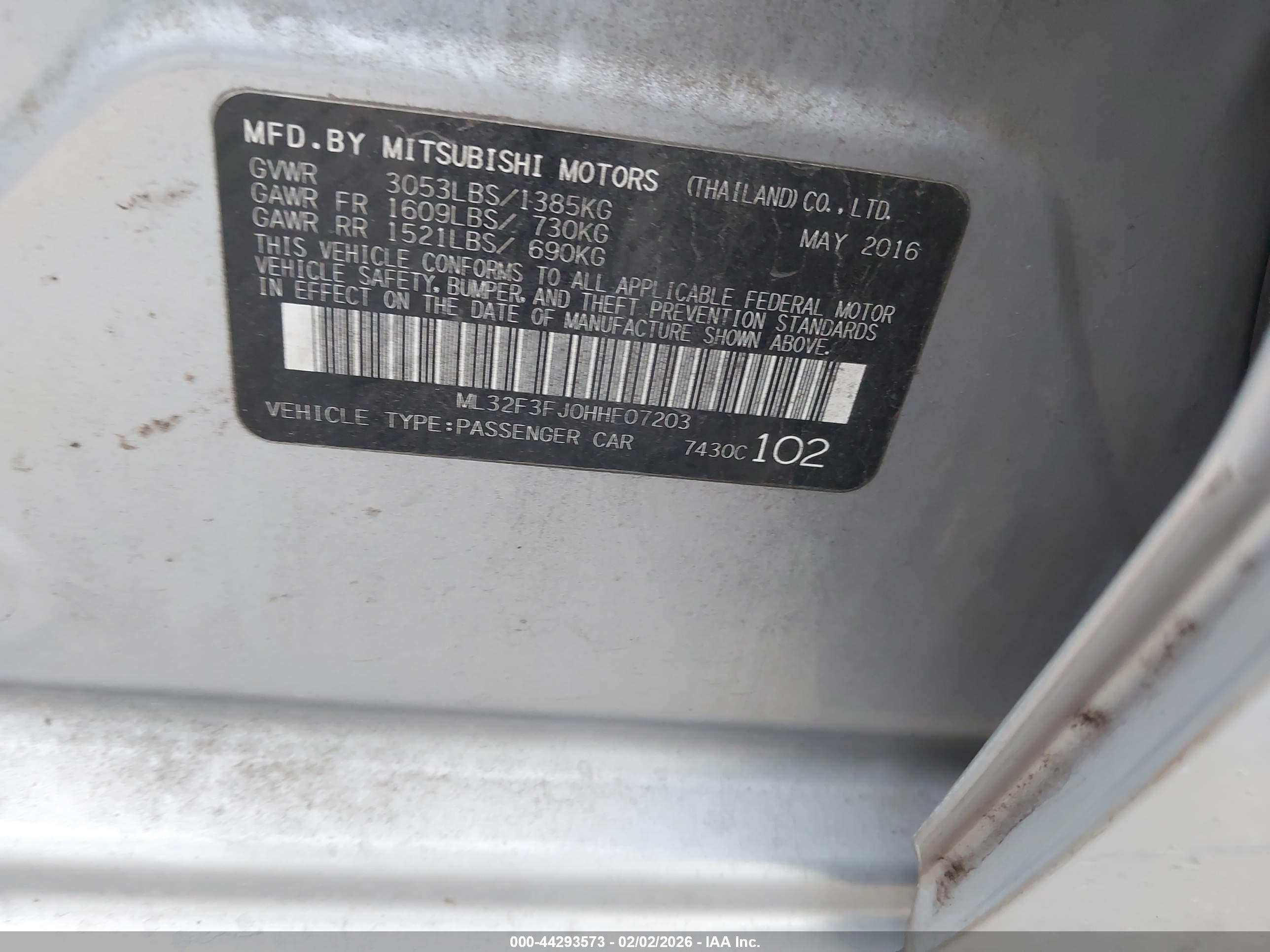 MITSUBISHI MIRAGE image 9