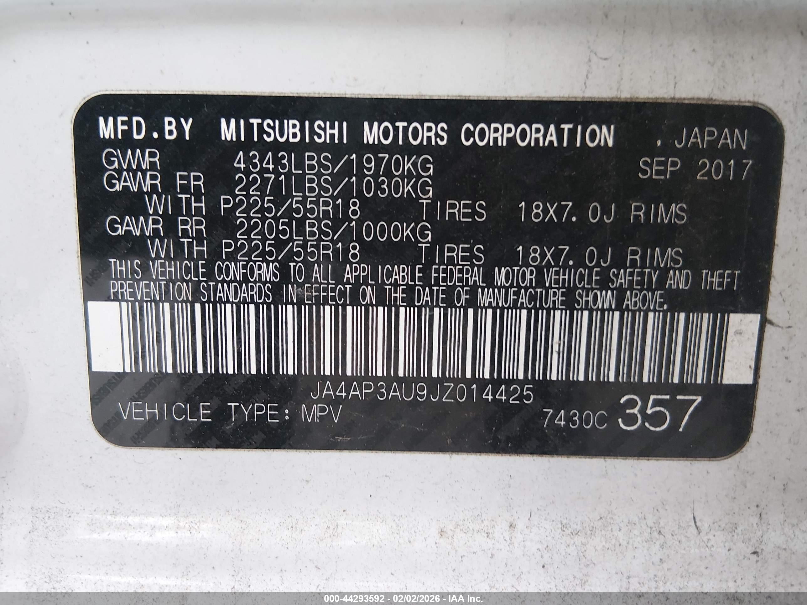 MITSUBISHI OUTLANDER image 9