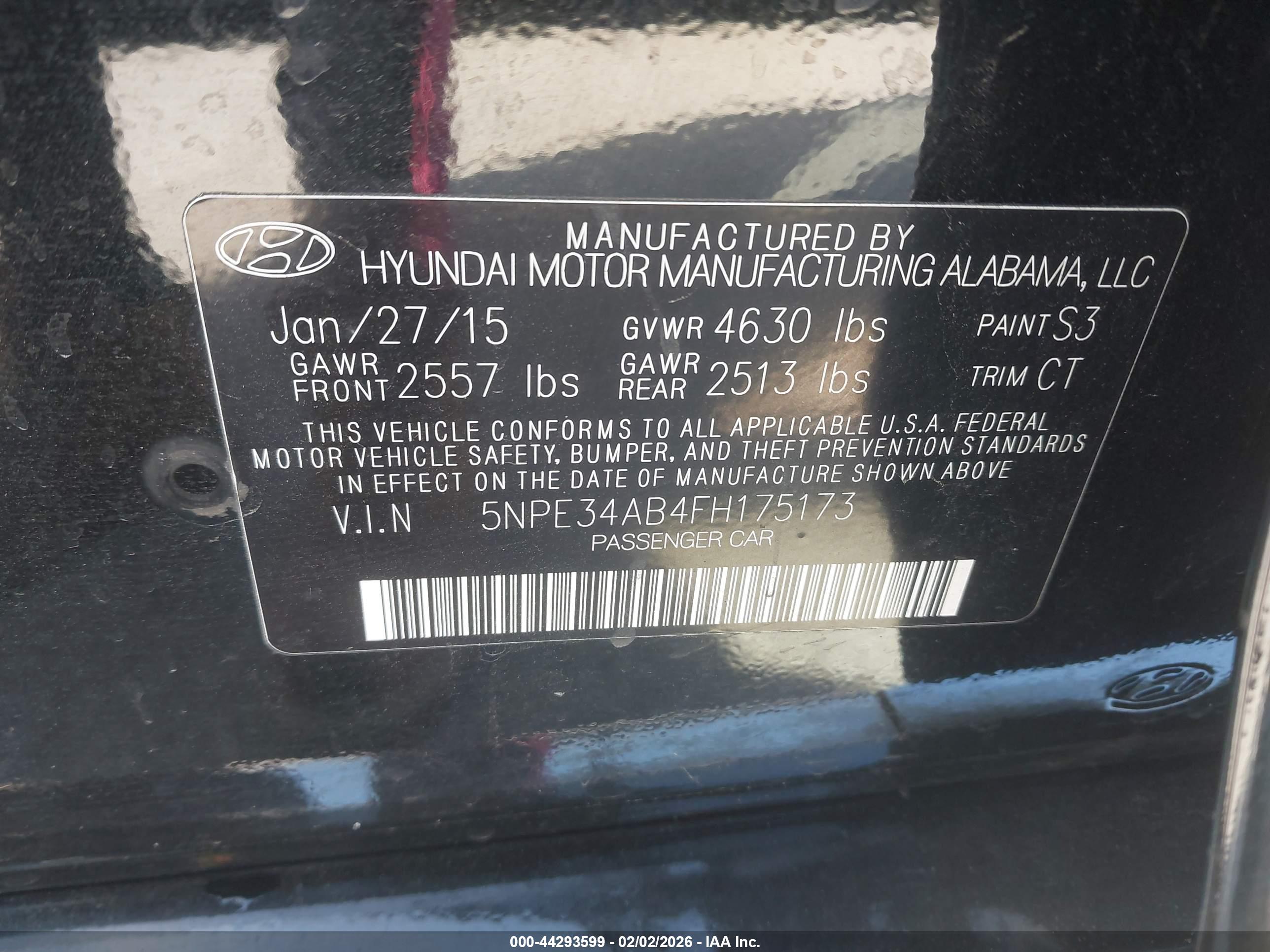 HYUNDAI SONATA image 9