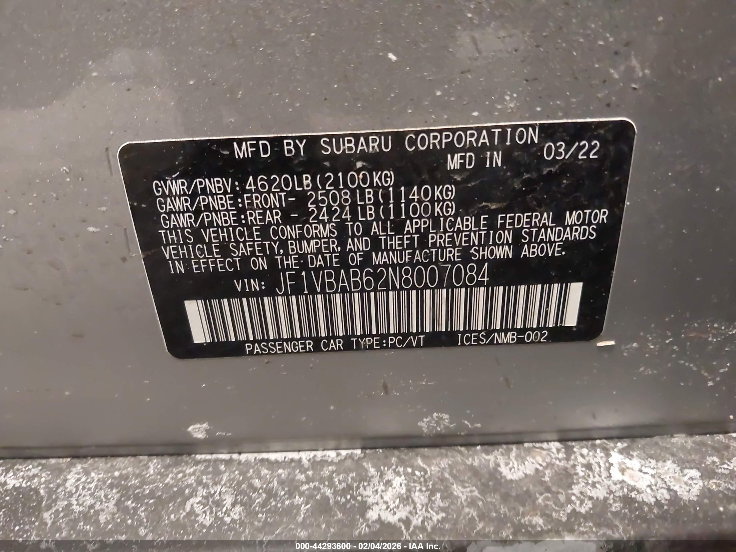 SUBARU WRX image 9