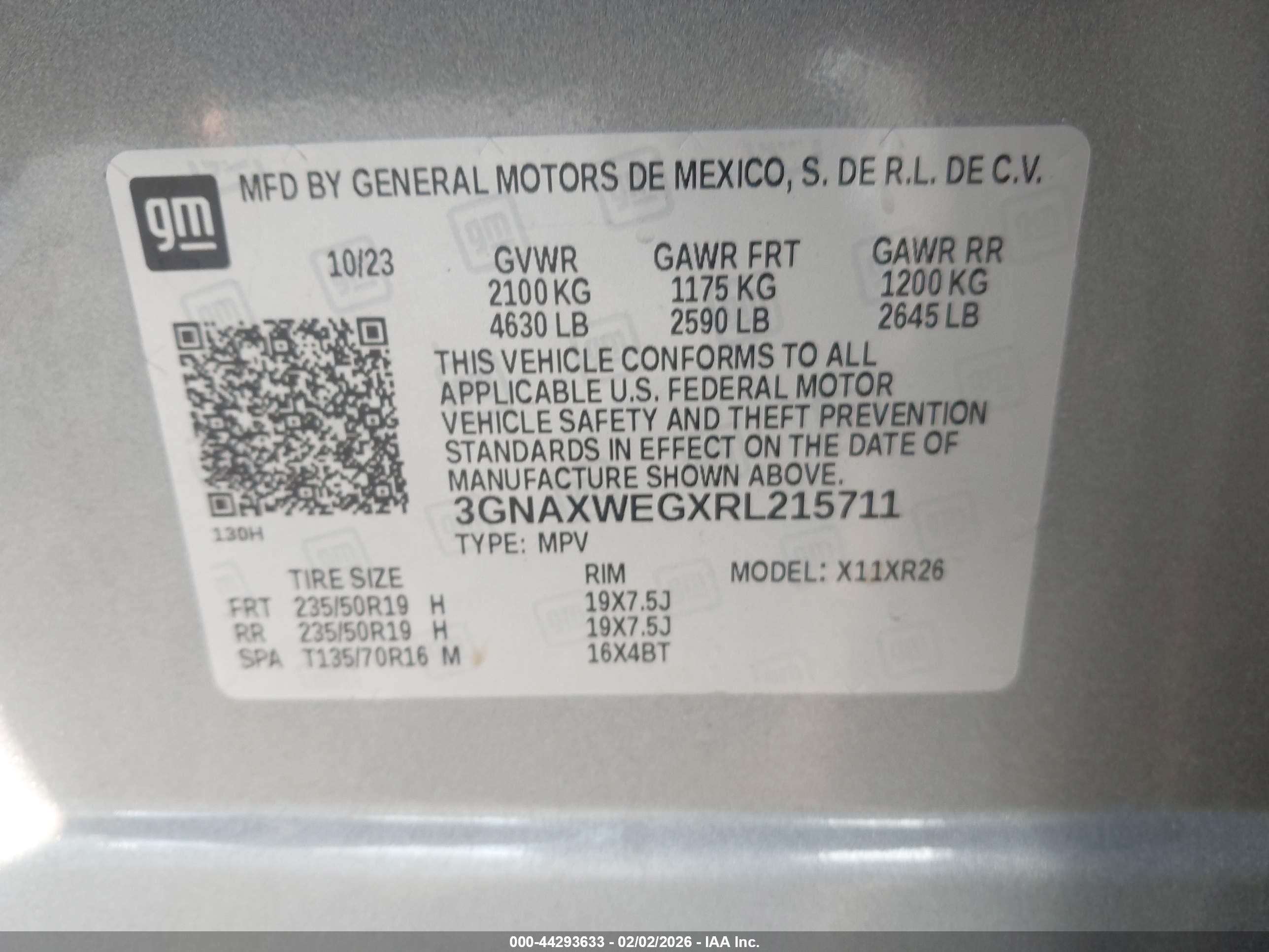 CHEVROLET EQUINOX image 9