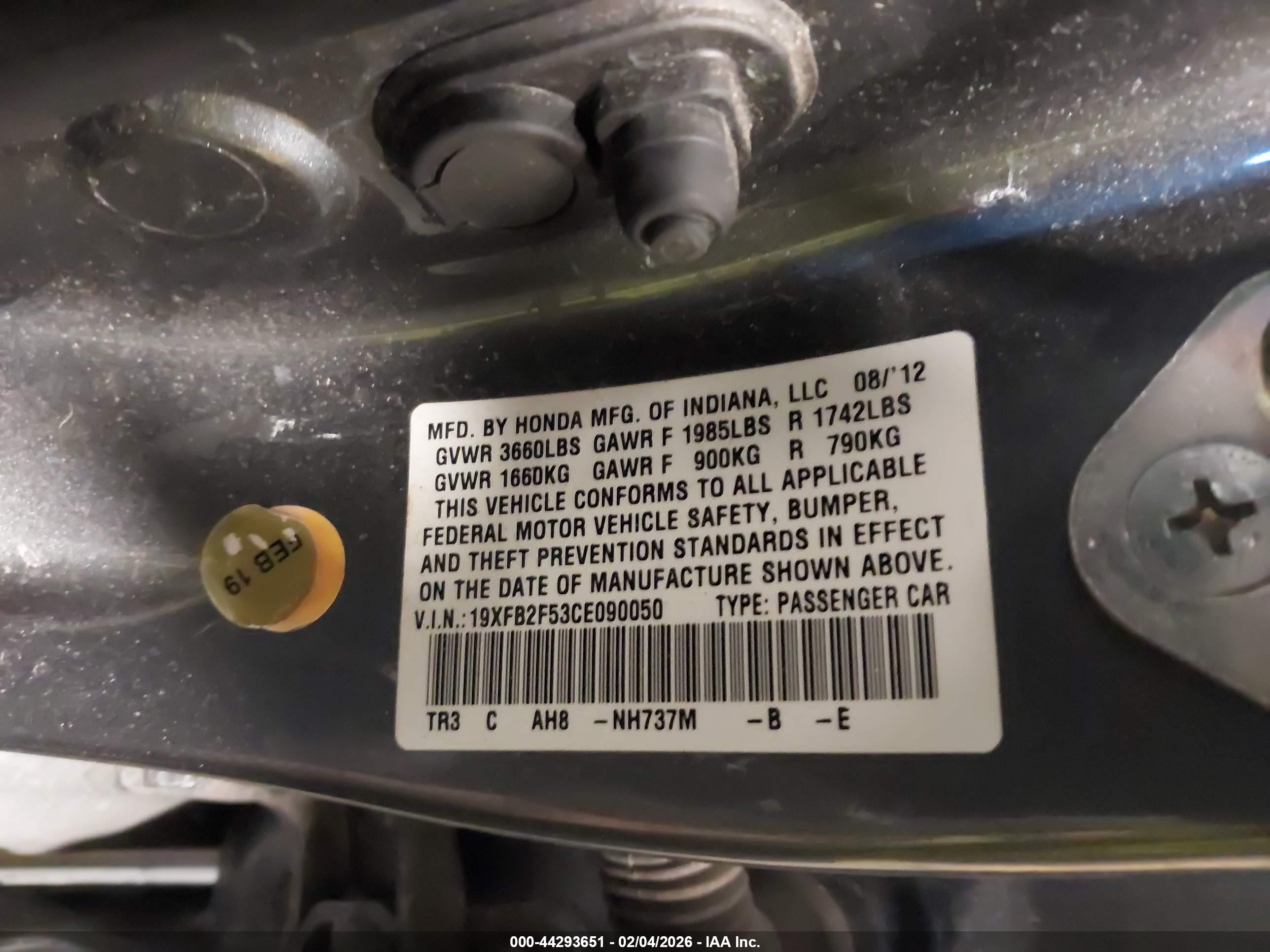 HONDA CIVIC image 9