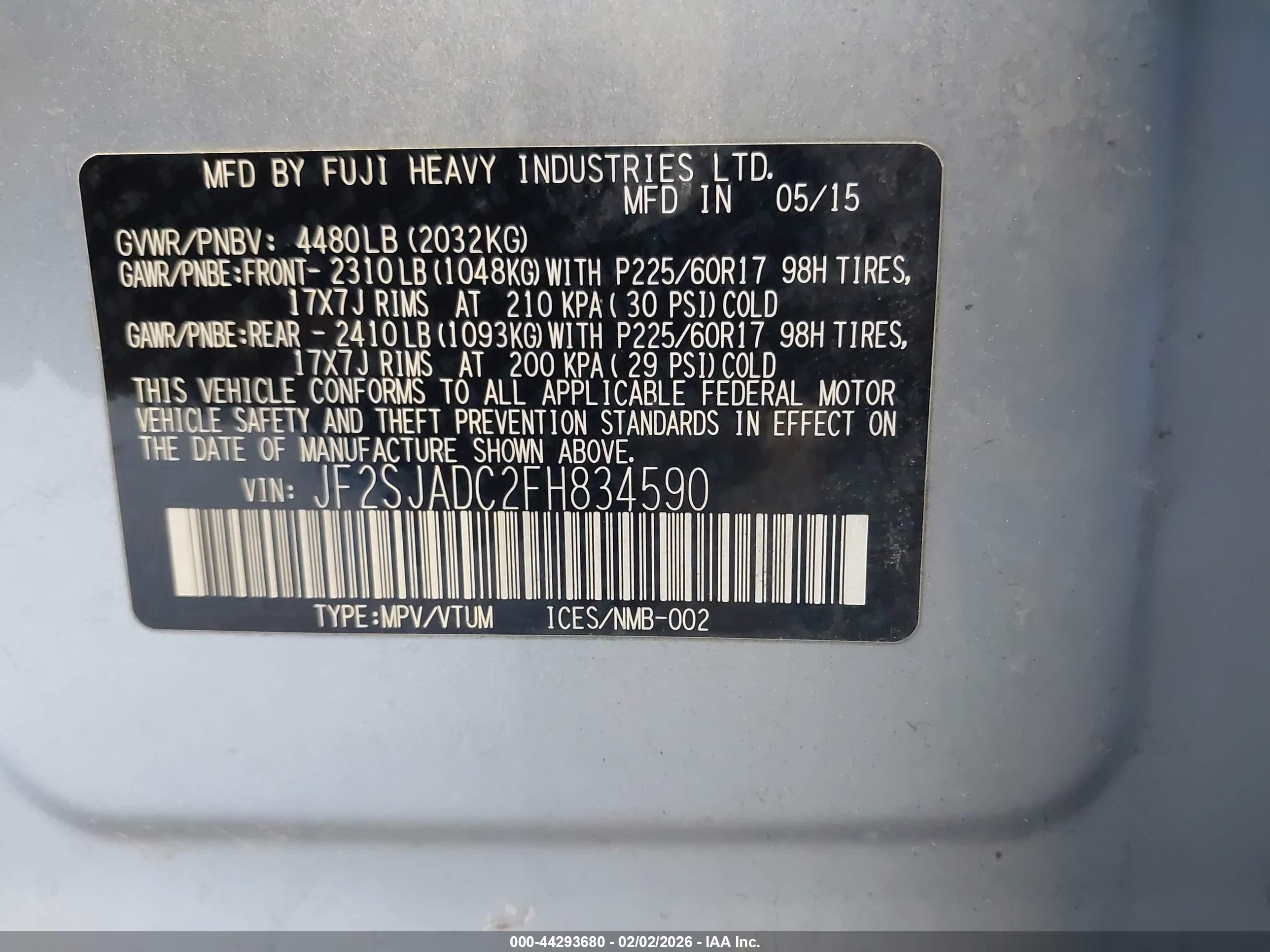 SUBARU FORESTER image 9