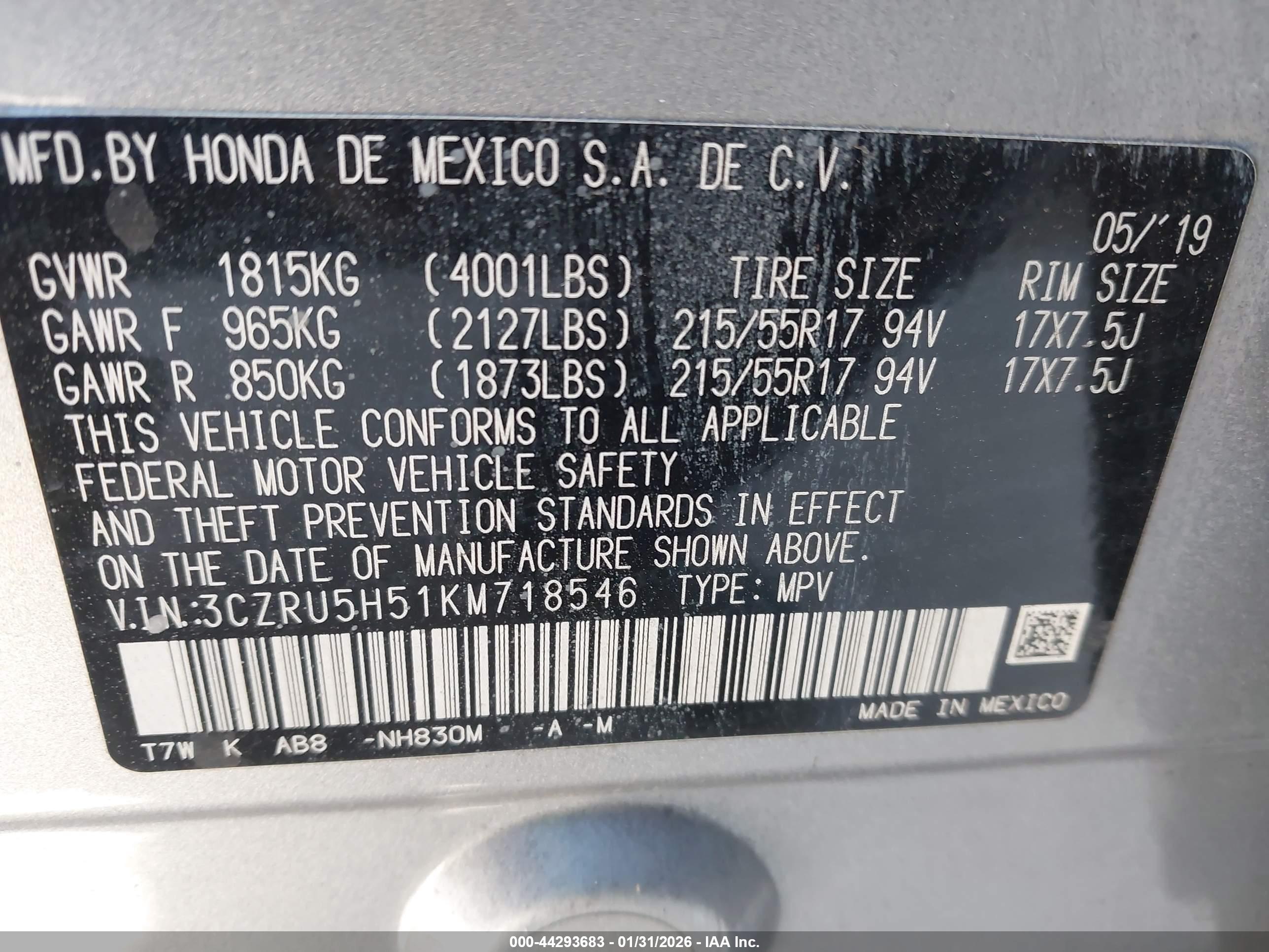 HONDA HR-V image 9