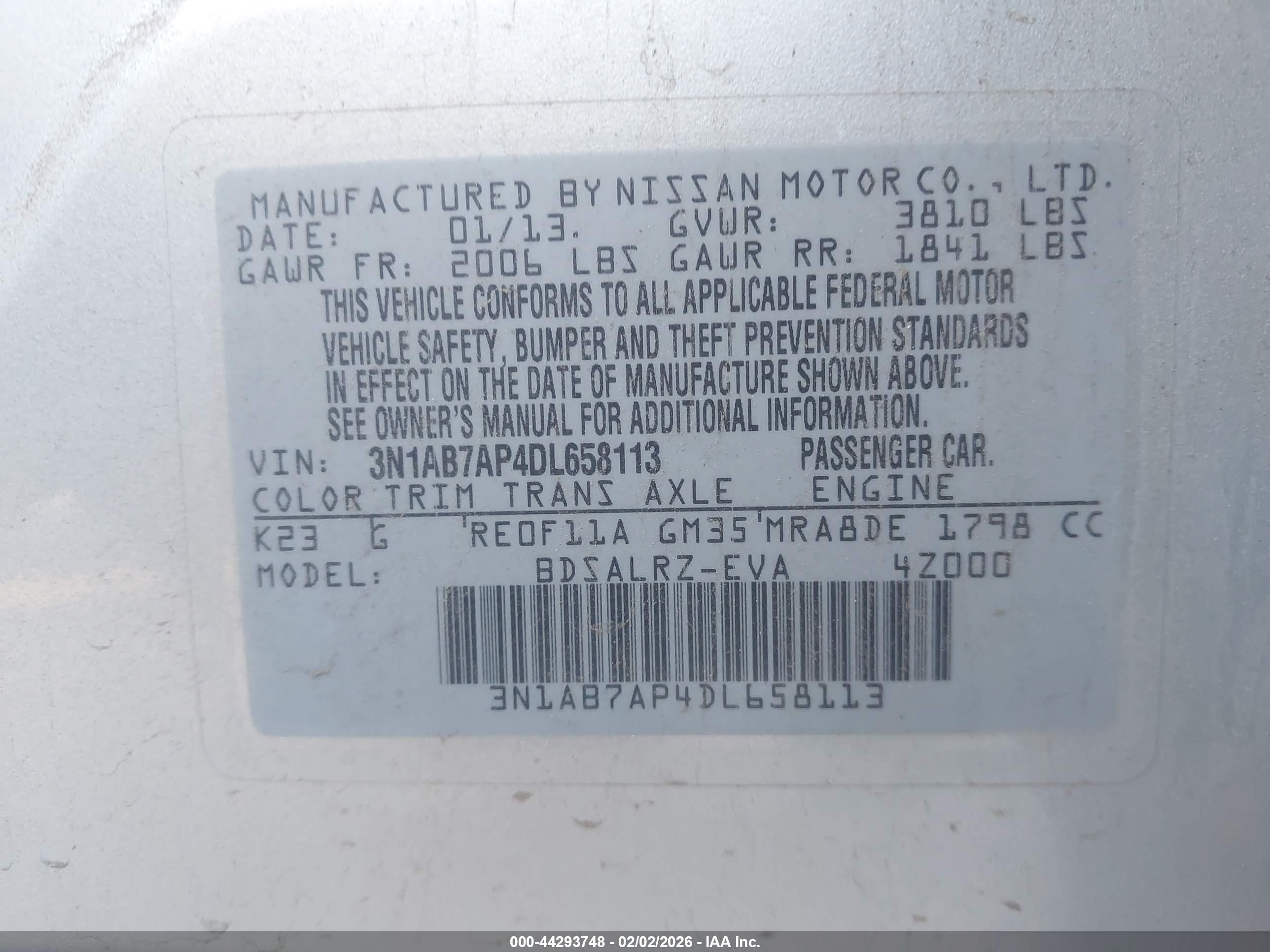 NISSAN SENTRA image 9