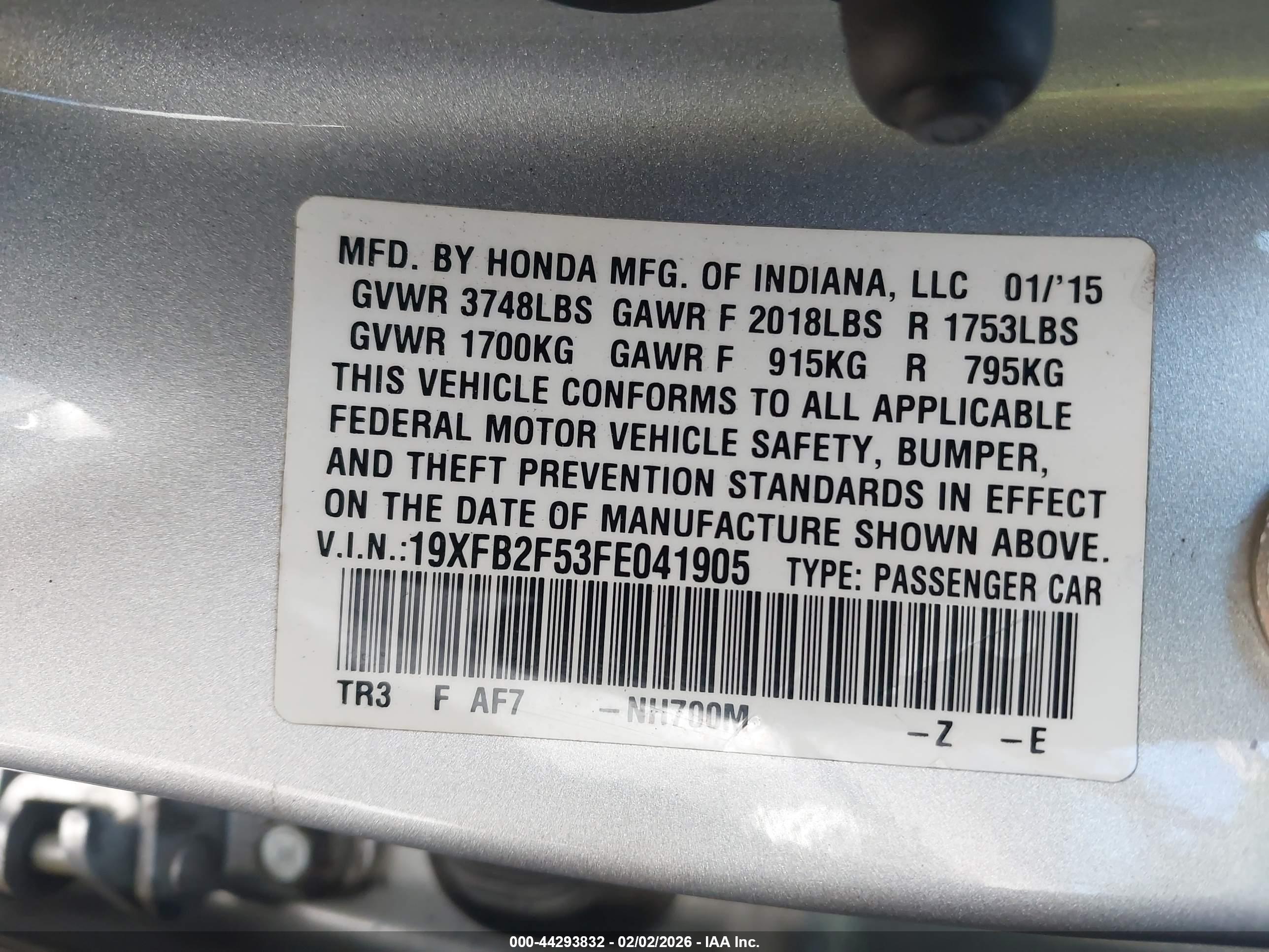 HONDA CIVIC image 9