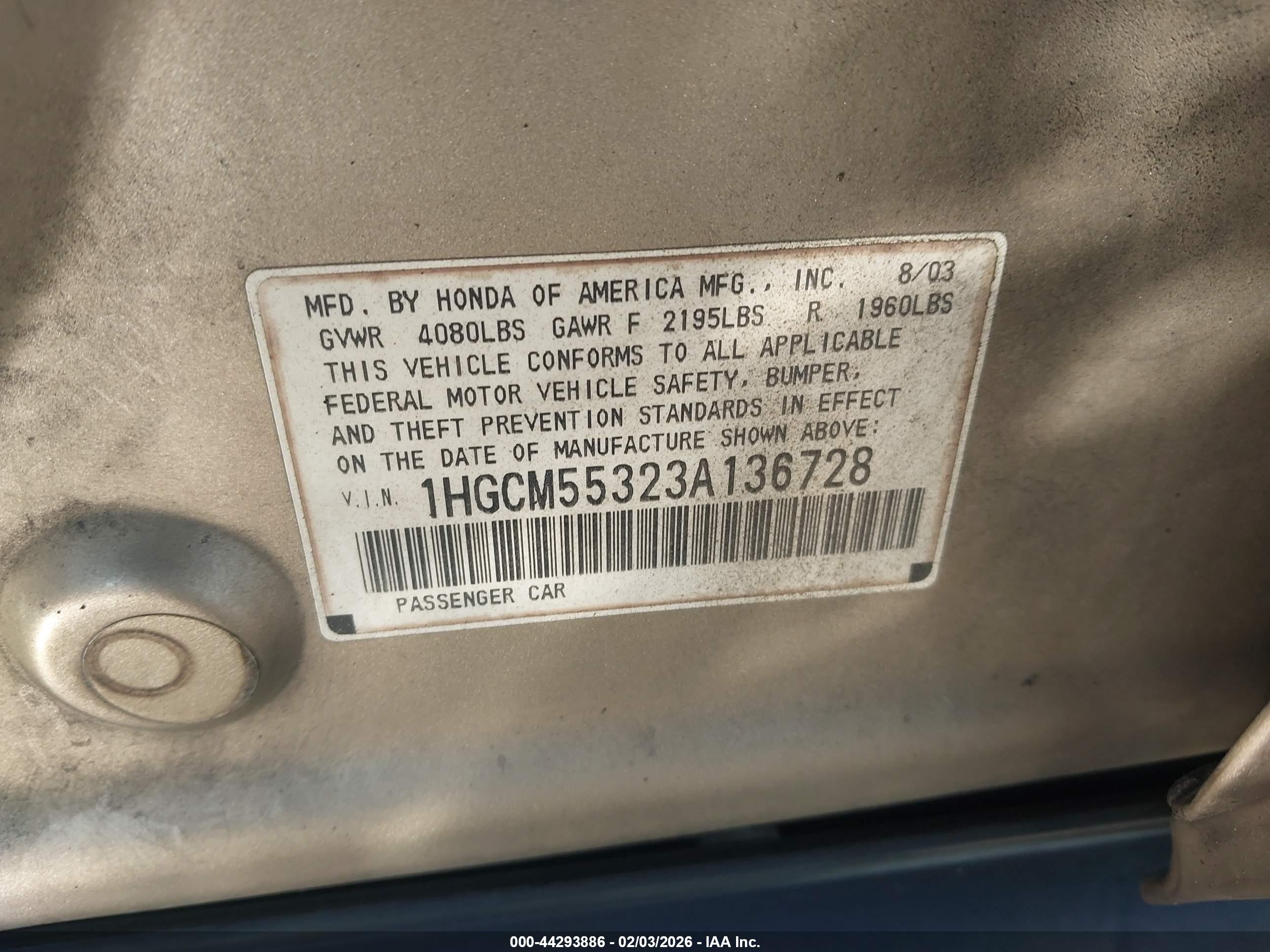 HONDA ACCORD image 9
