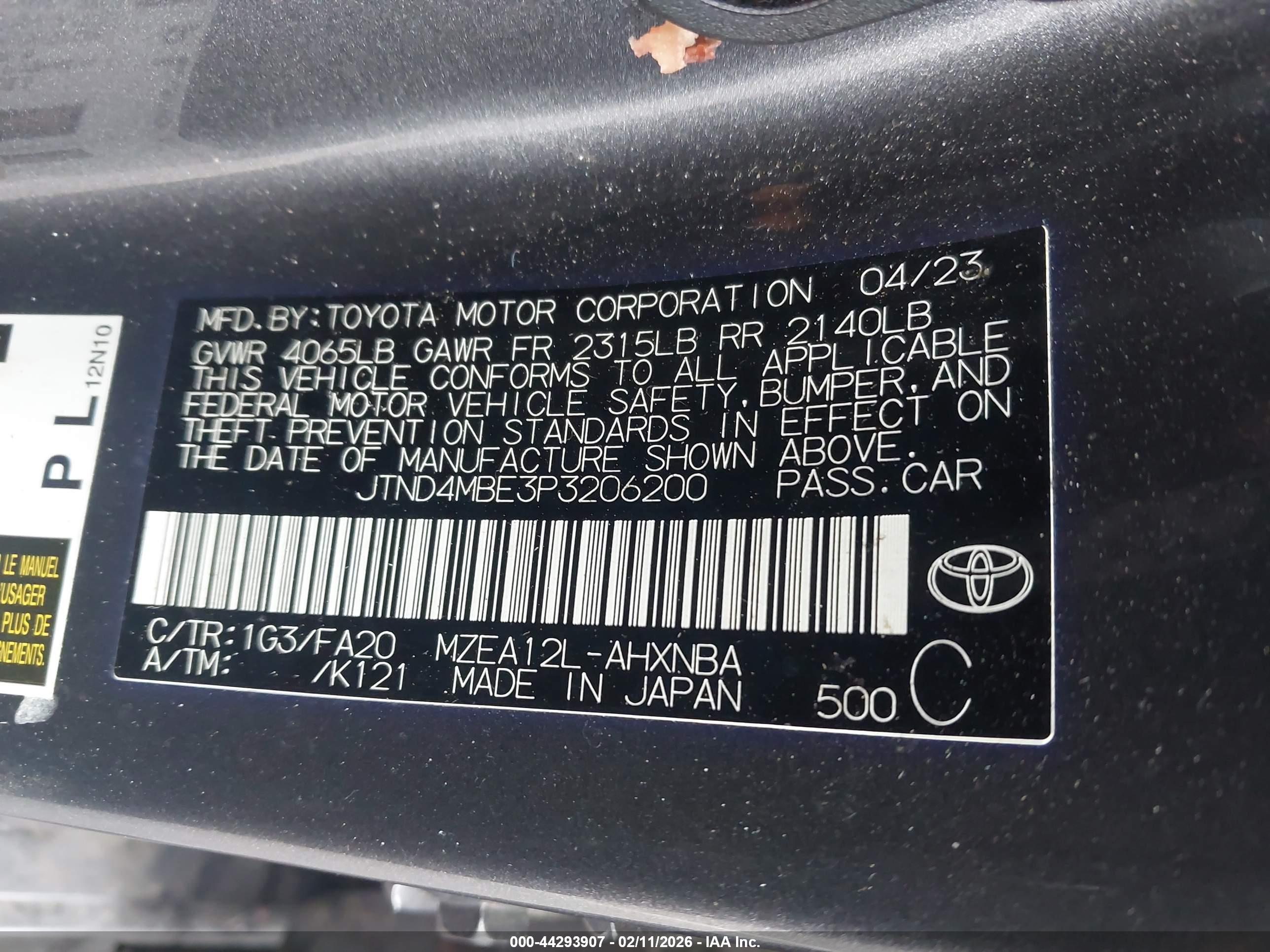 TOYOTA COROLLA image 9