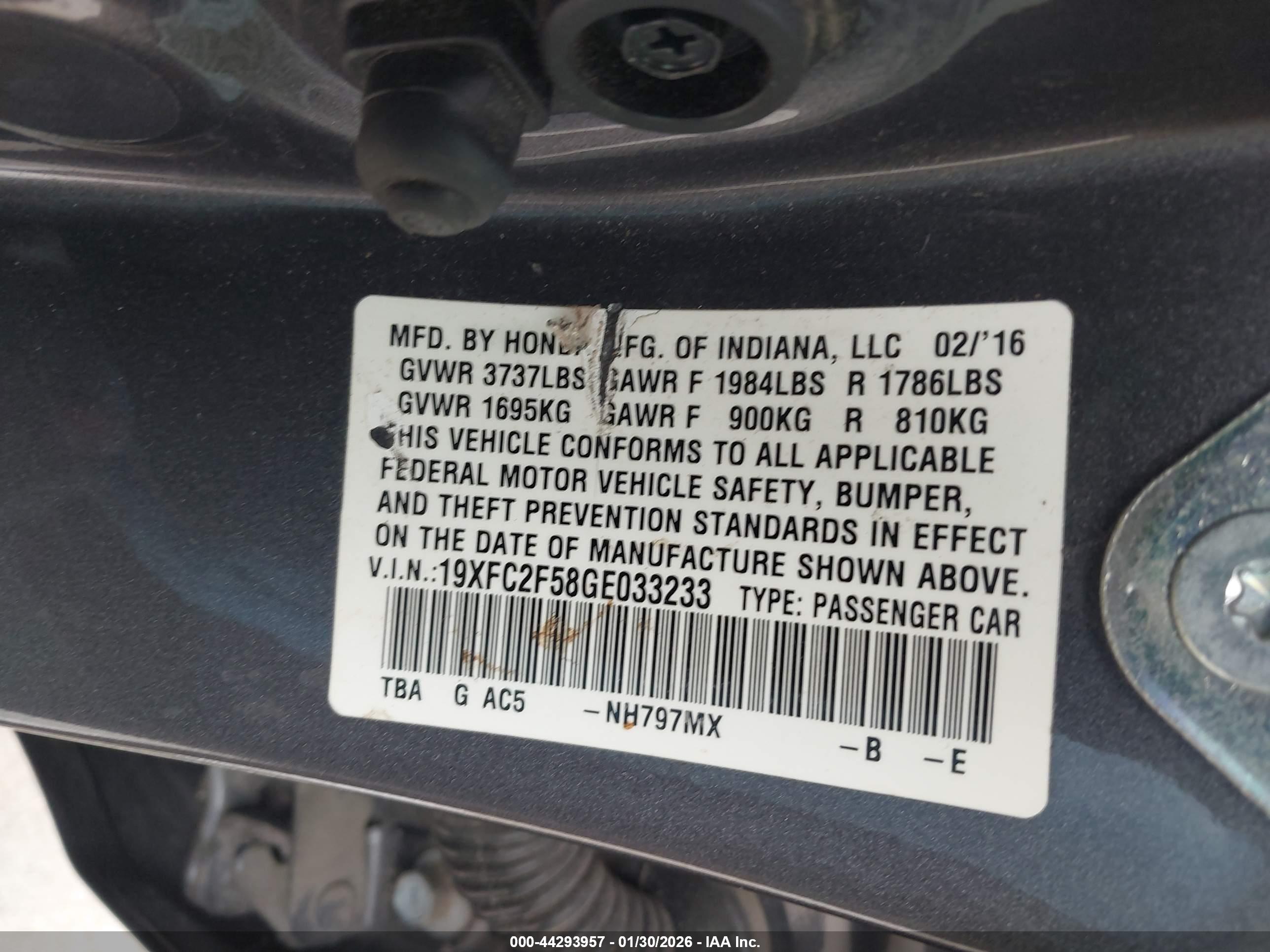 HONDA CIVIC image 9