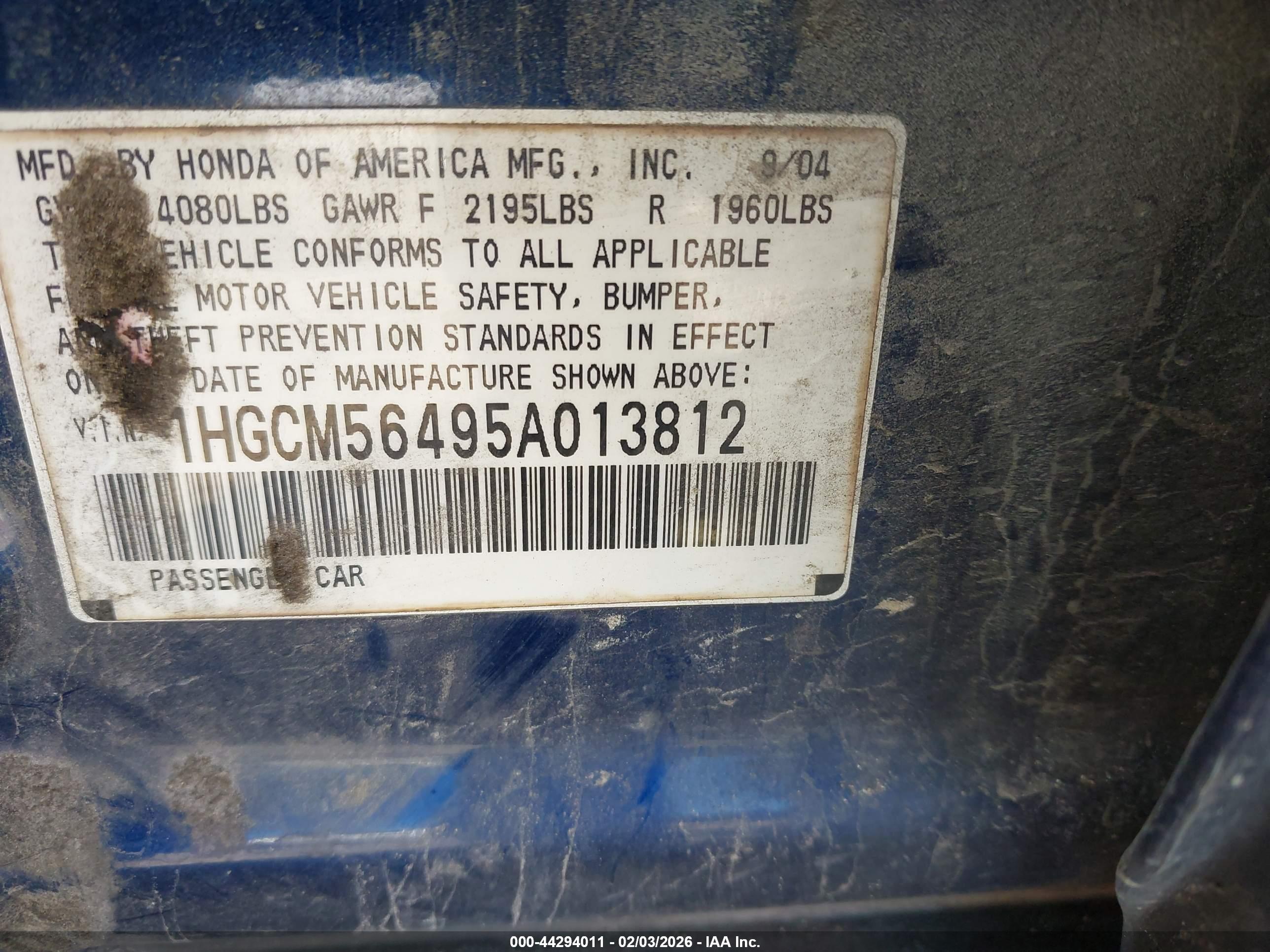 HONDA ACCORD image 9
