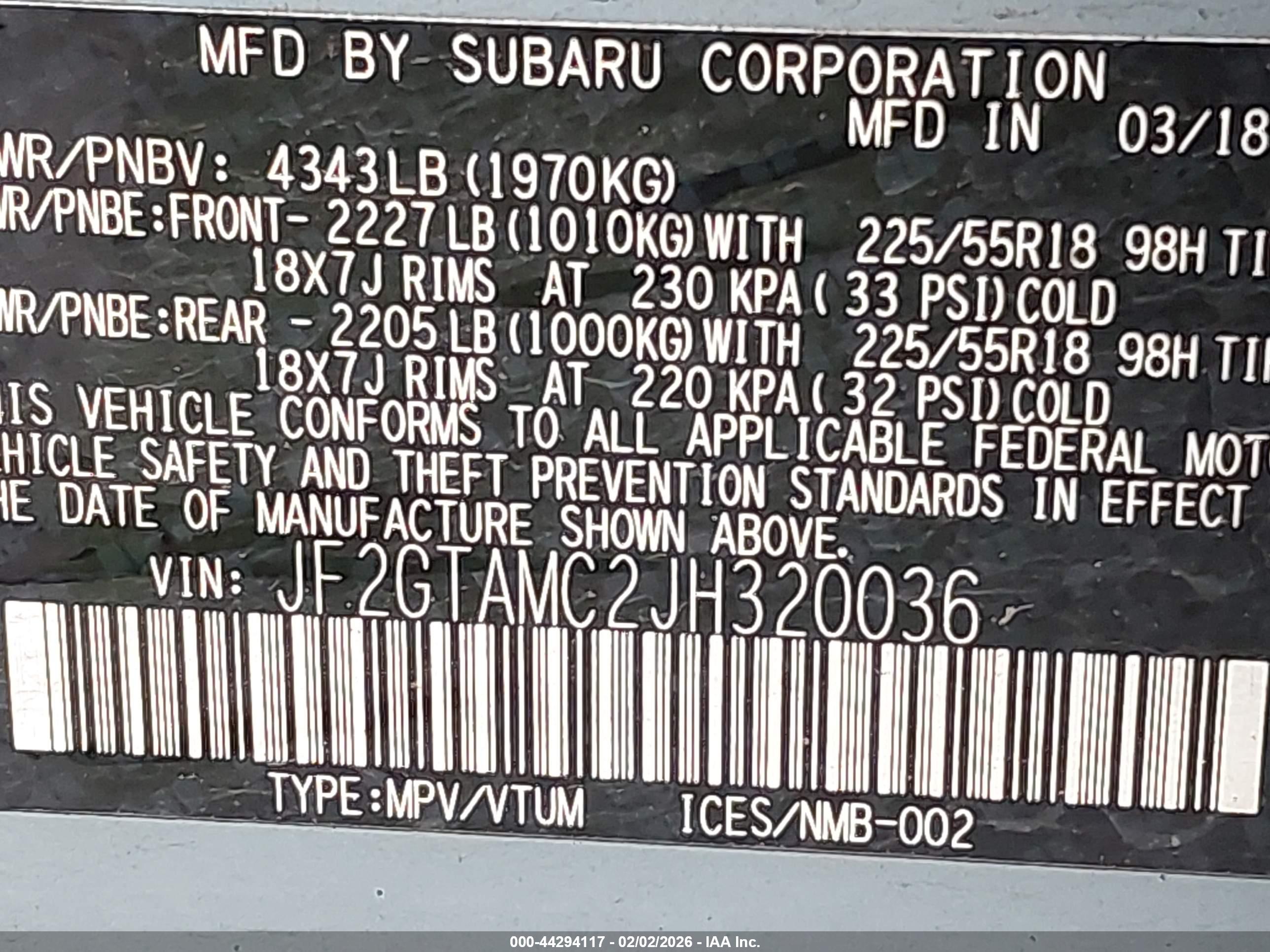 SUBARU CROSSTREK image 9
