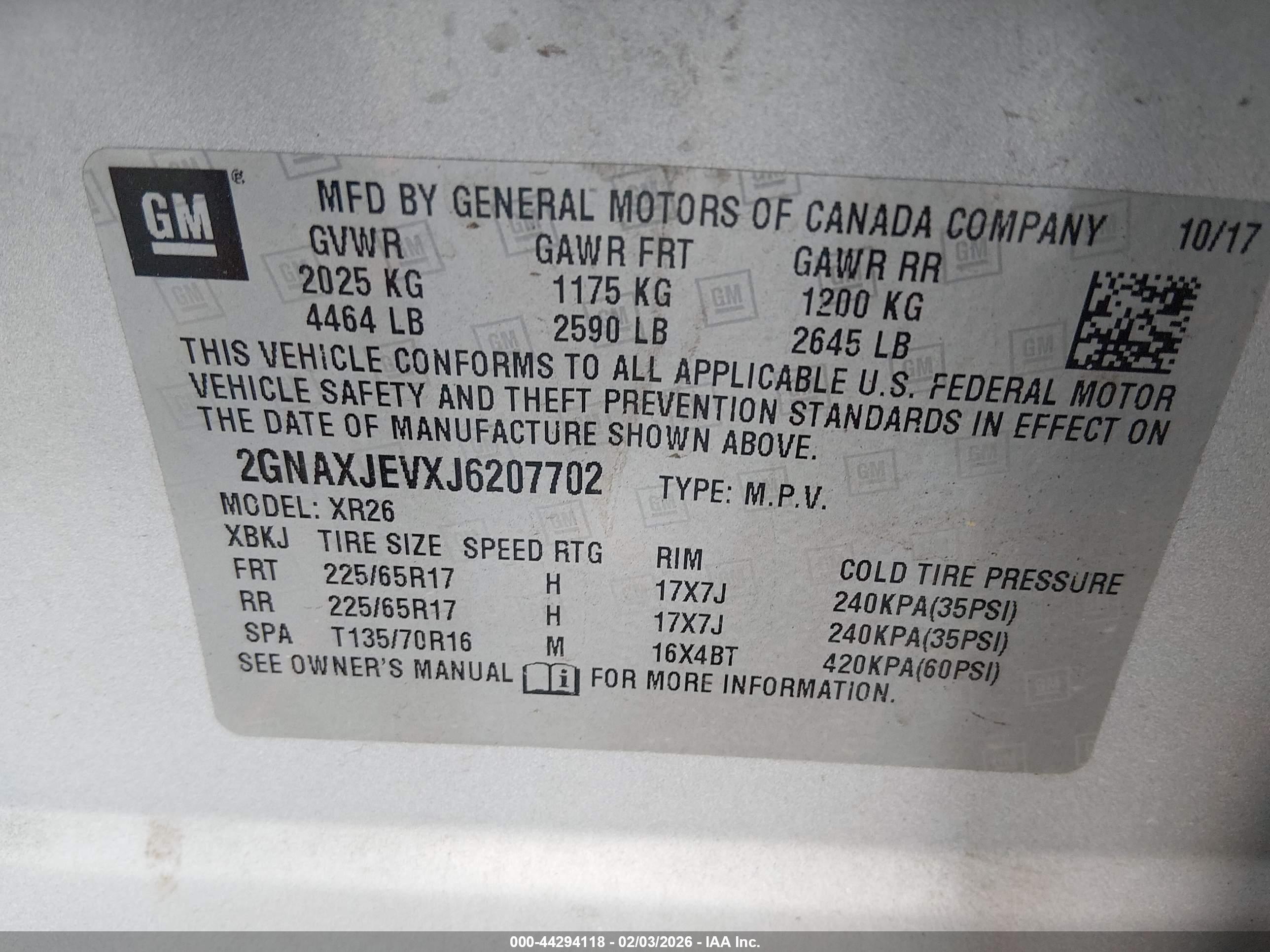 CHEVROLET EQUINOX image 9
