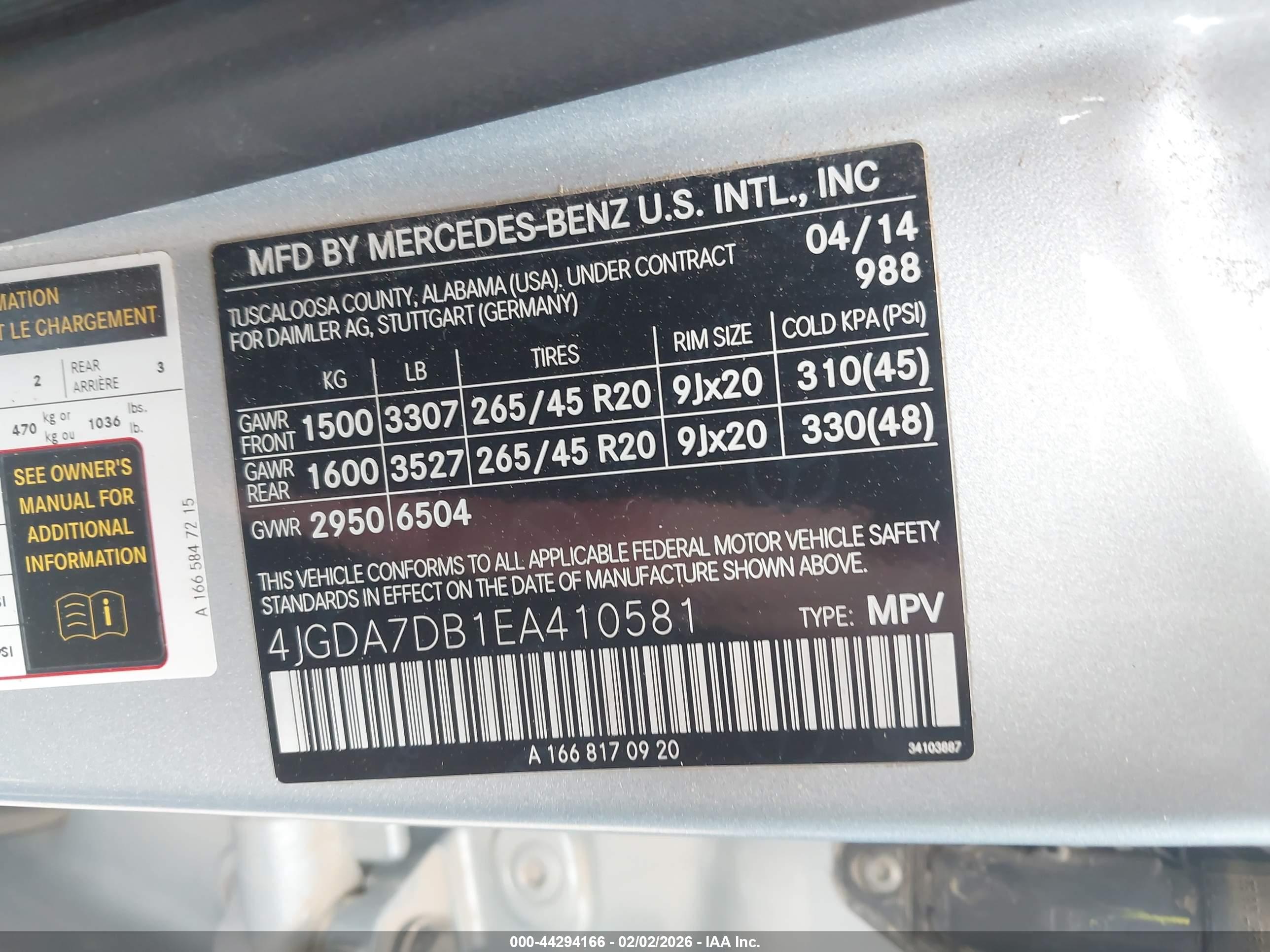 MERCEDES-BENZ ML image 9