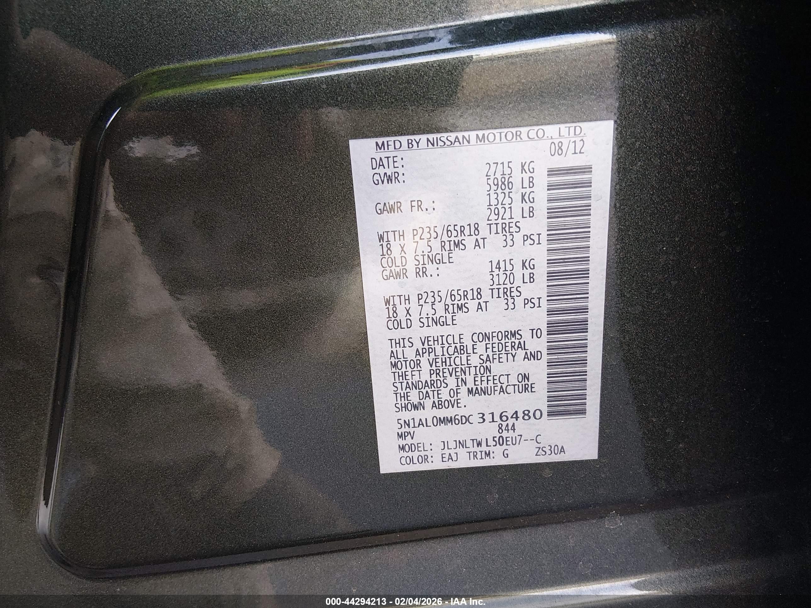 INFINITI JX35 image 9