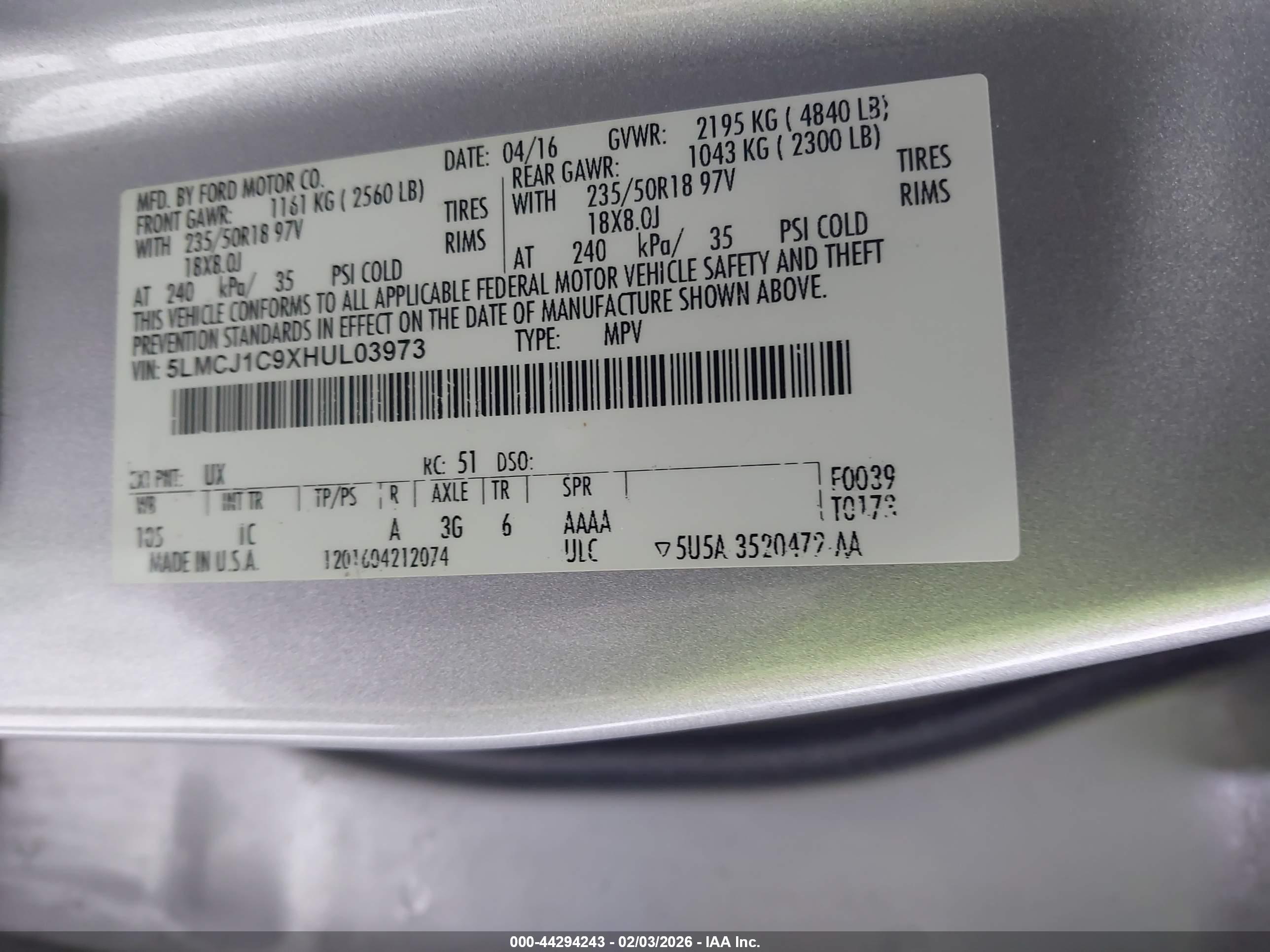 LINCOLN MKC image 9
