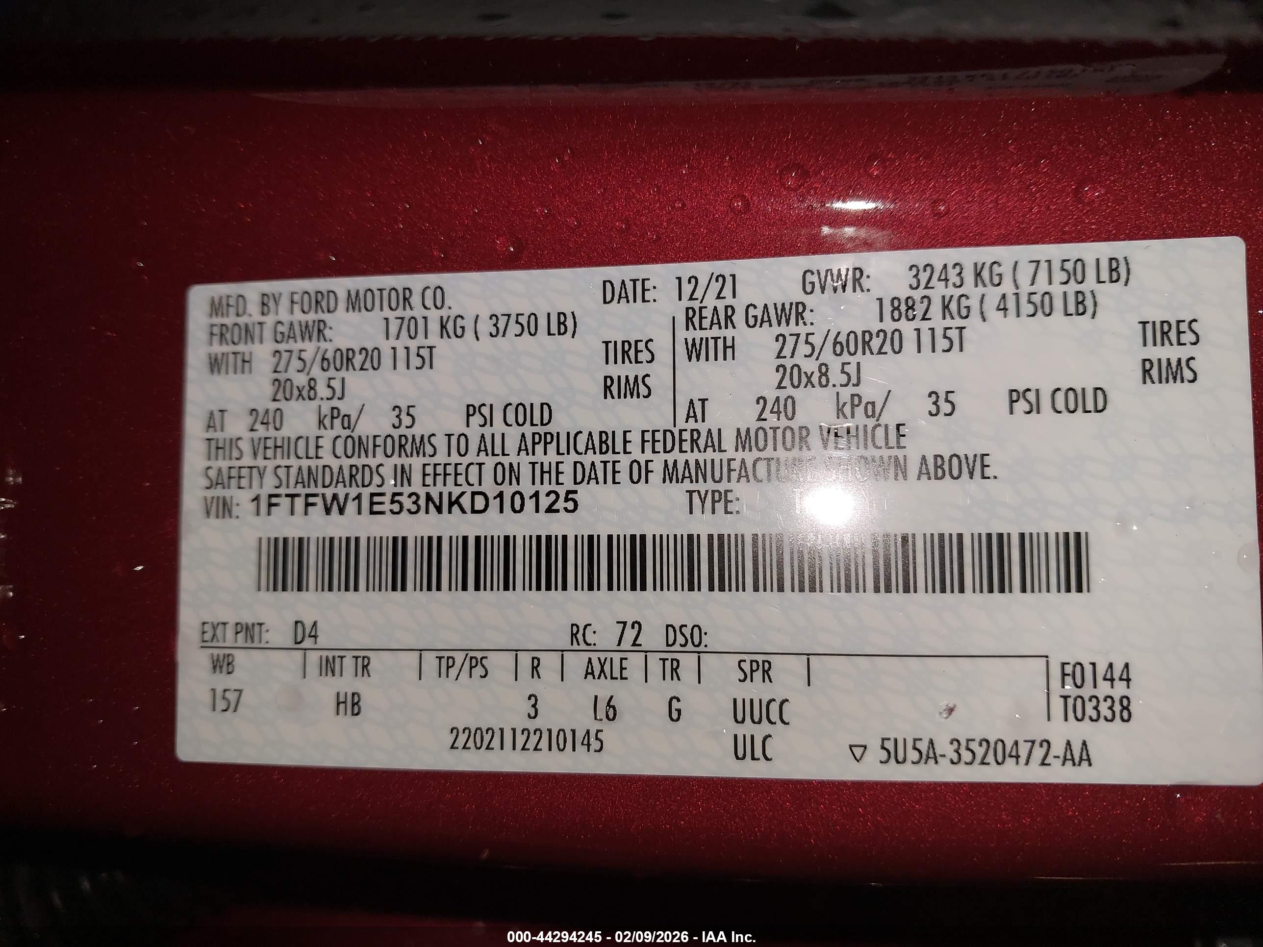 FORD F-150 image 9