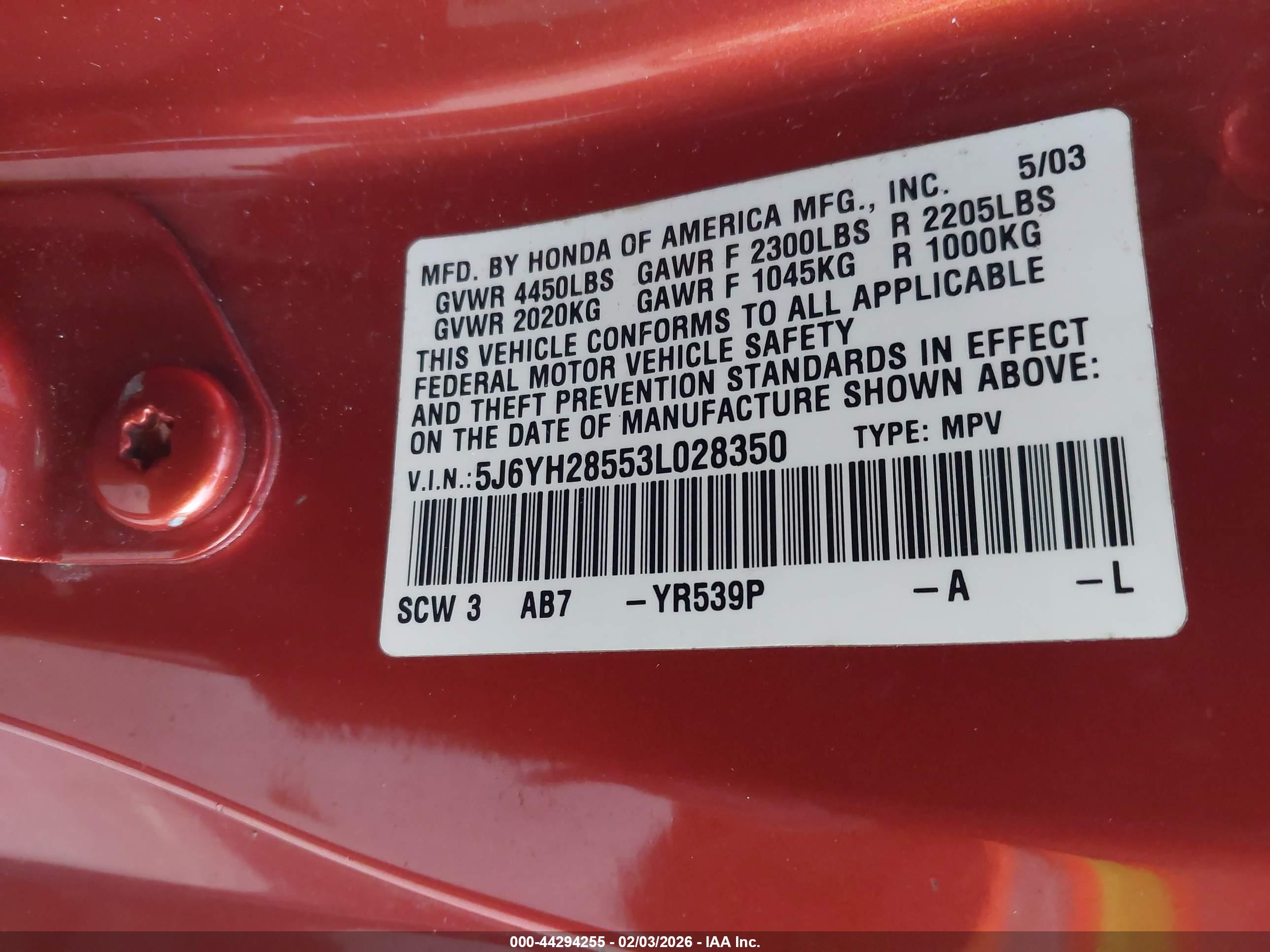 HONDA ELEMENT image 9