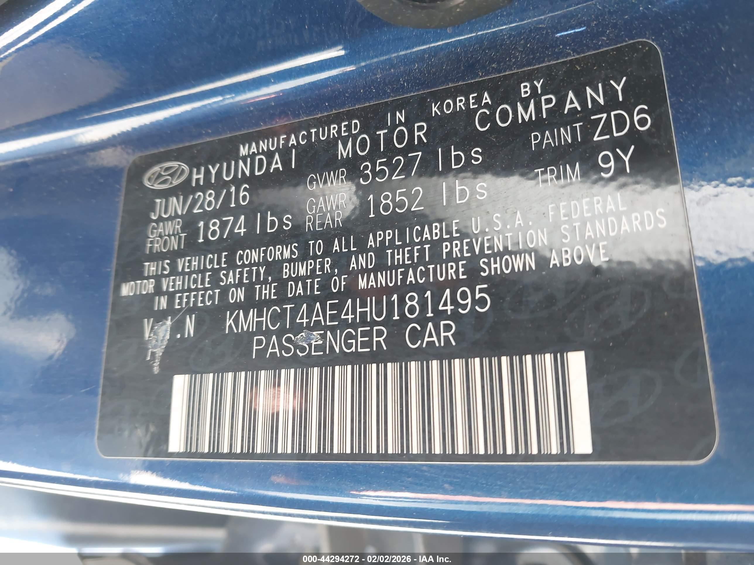 HYUNDAI ACCENT image 9