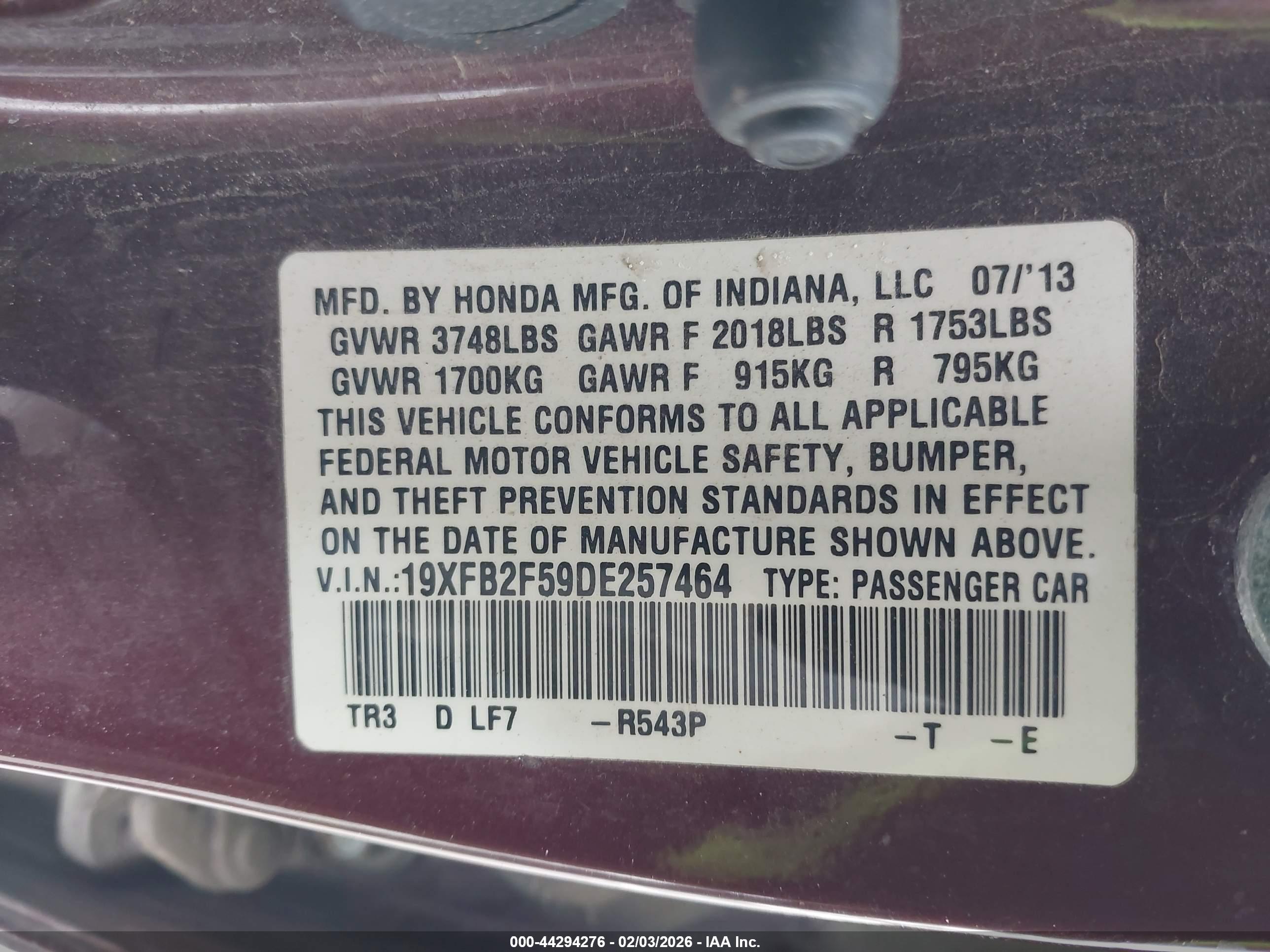 HONDA CIVIC image 9