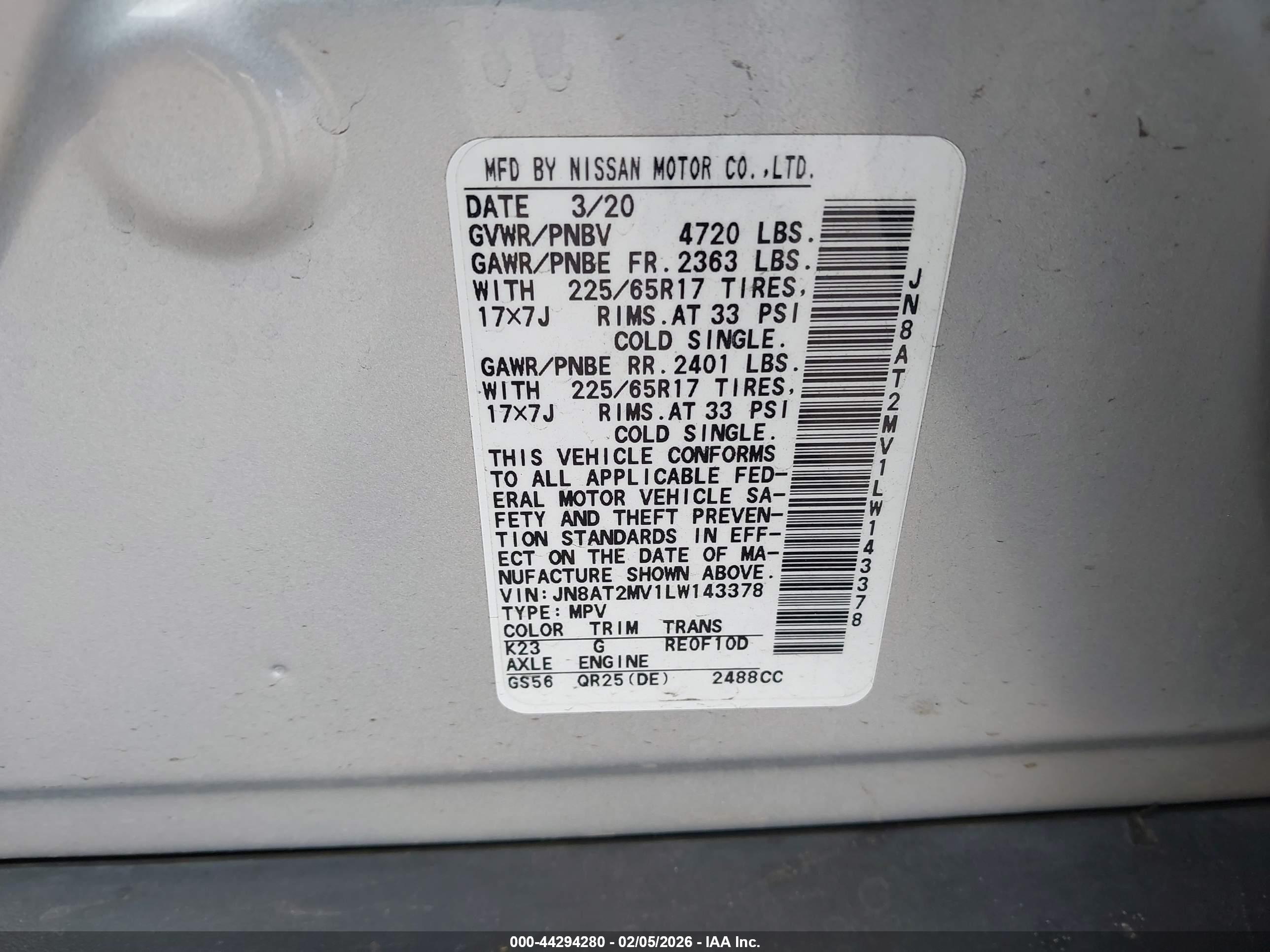 NISSAN ROGUE image 9