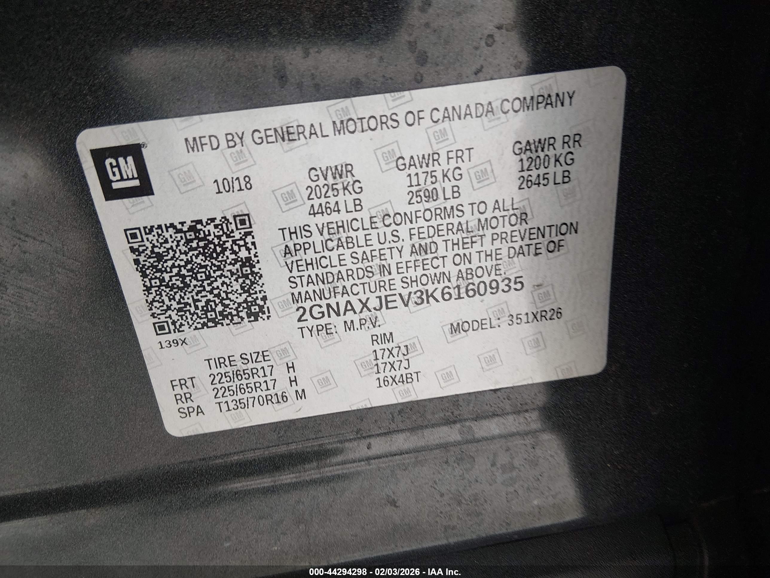 CHEVROLET EQUINOX image 9