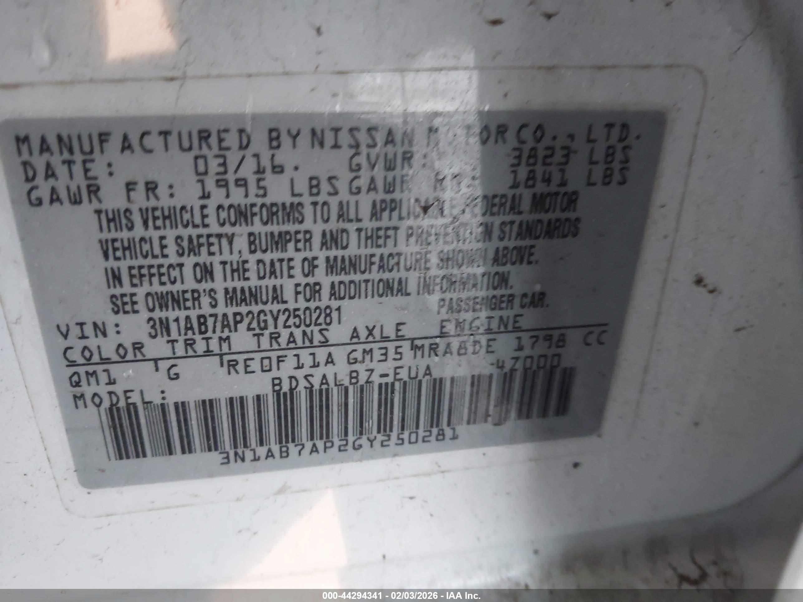 NISSAN SENTRA image 9