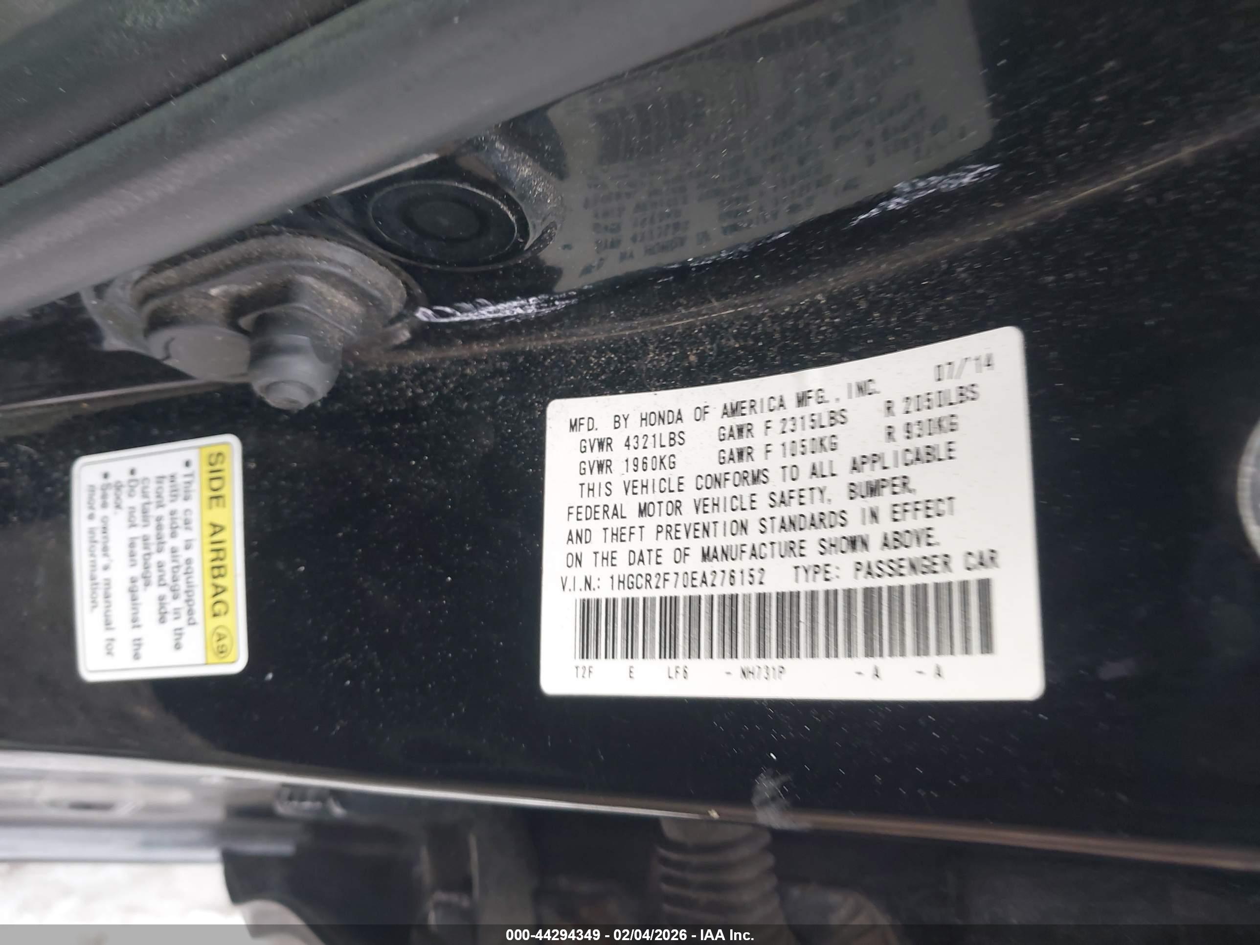 HONDA ACCORD image 9