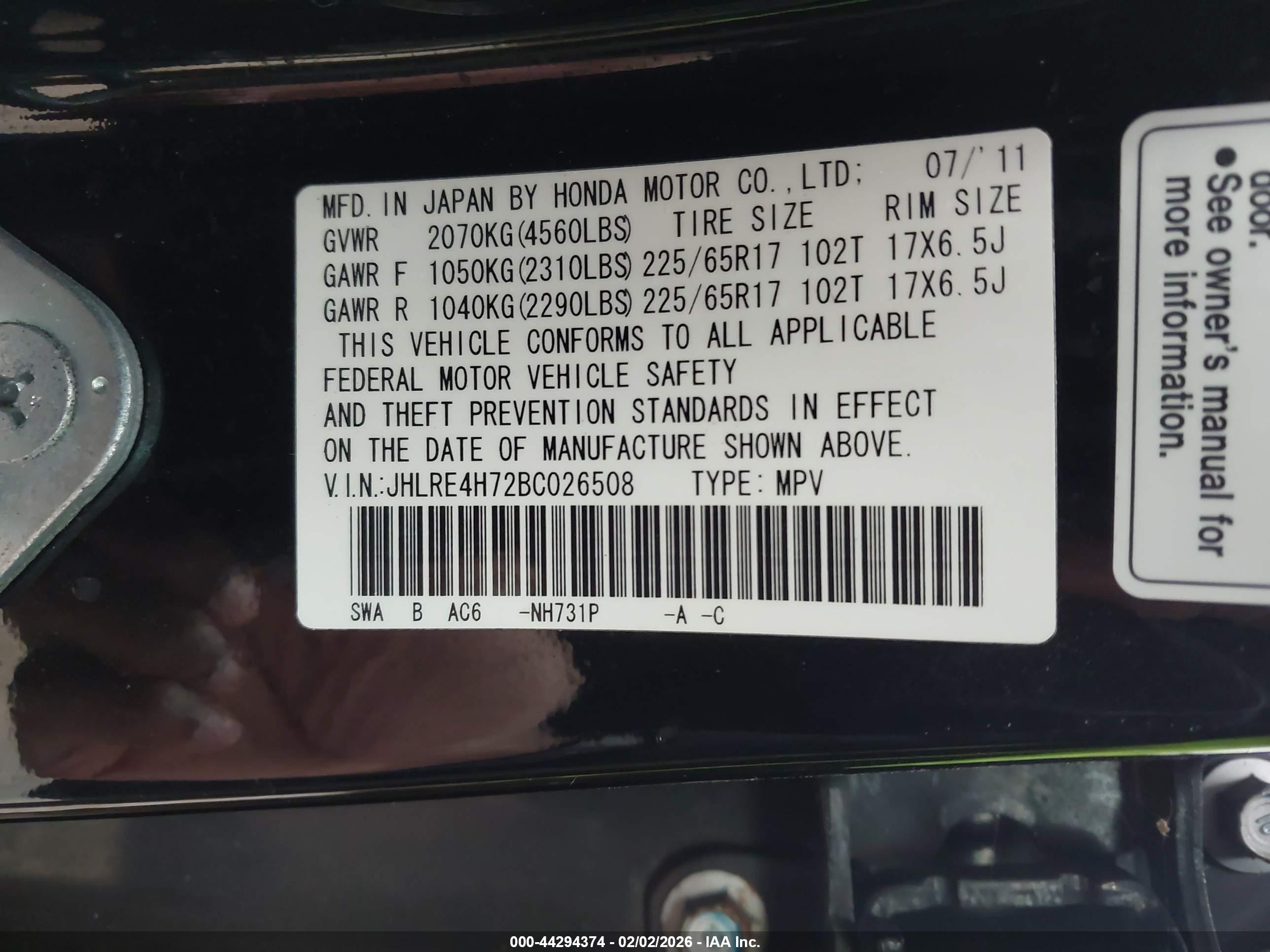 HONDA CR-V image 9