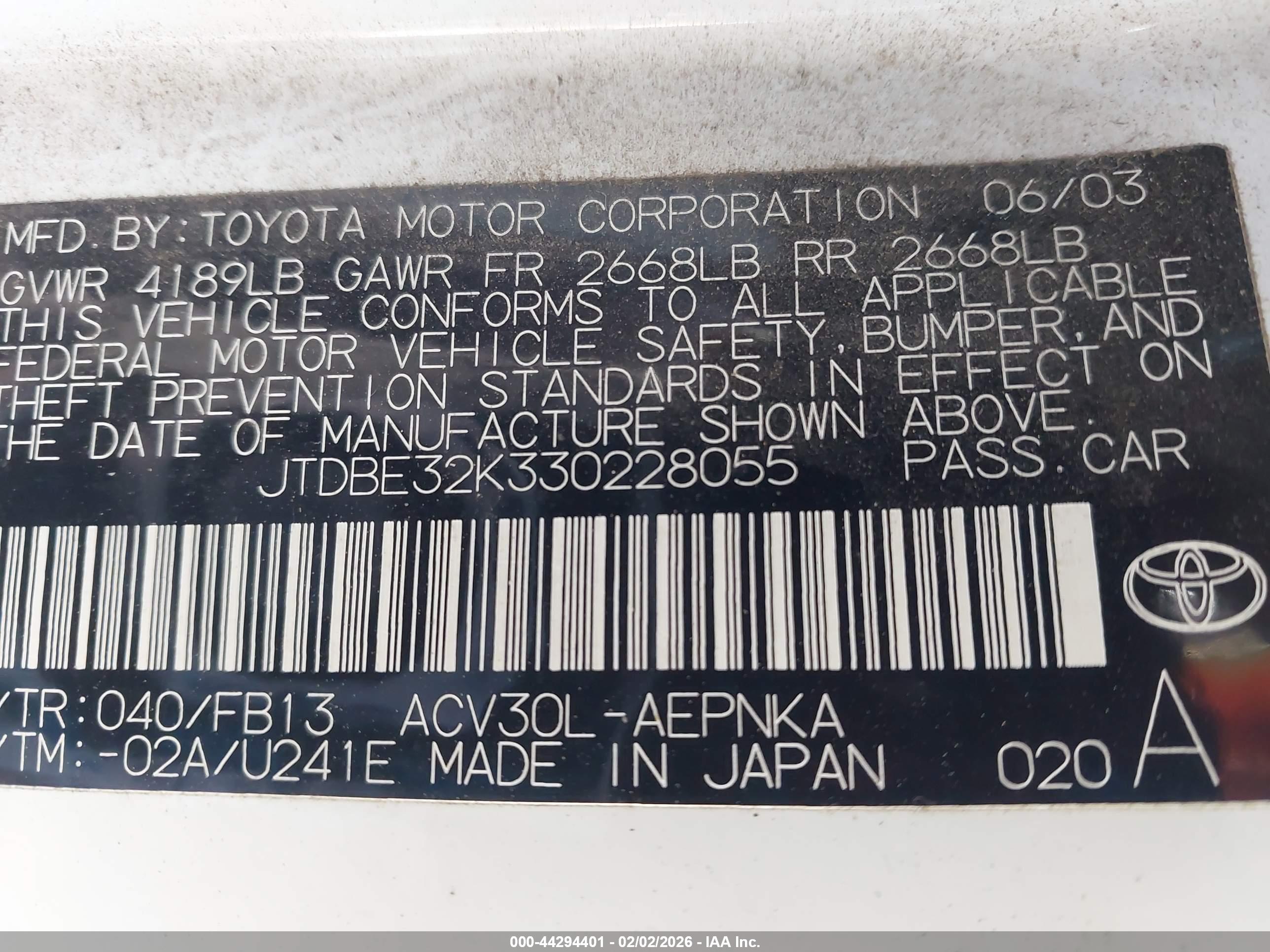 TOYOTA CAMRY image 9
