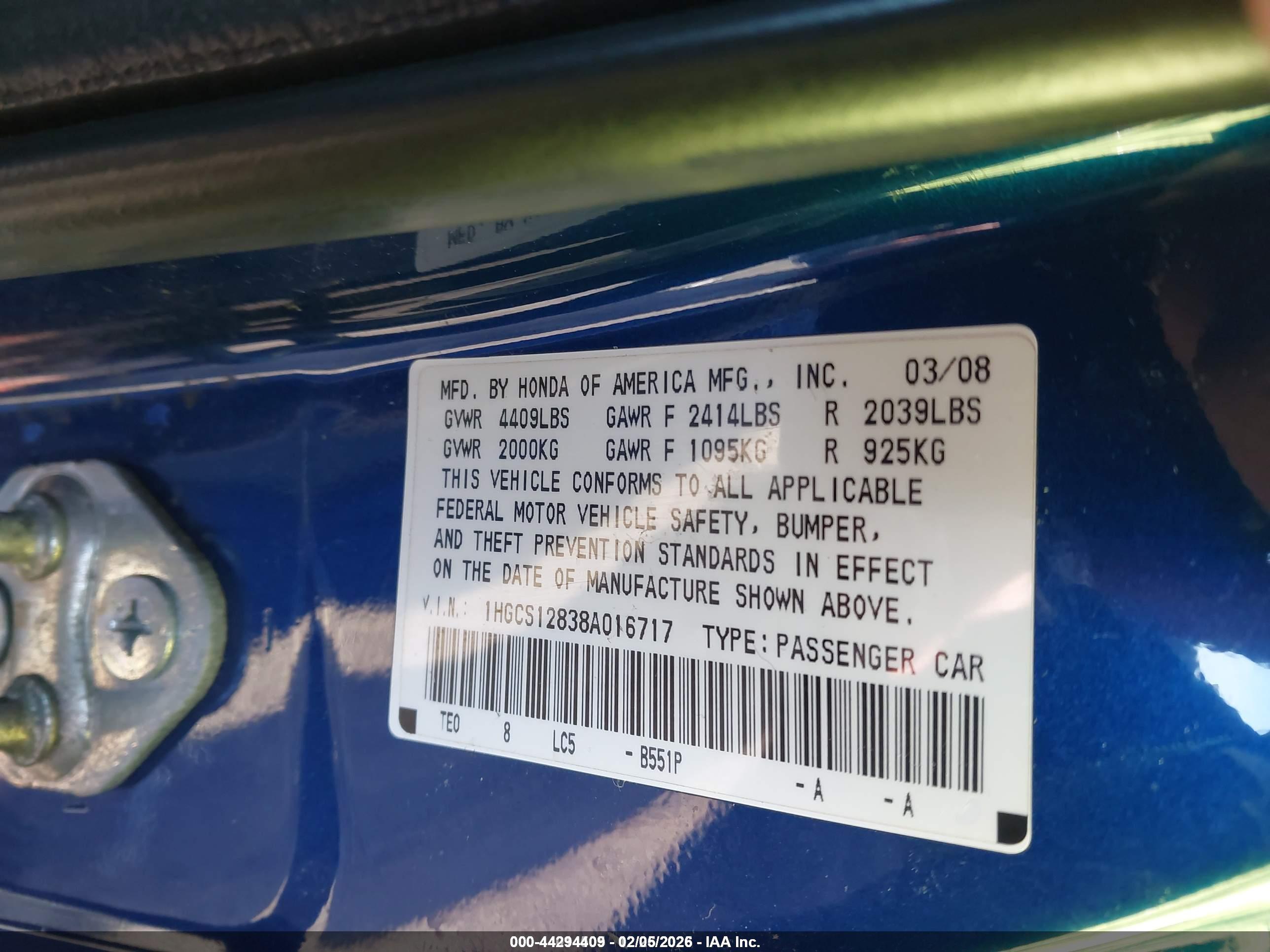 HONDA ACCORD image 9