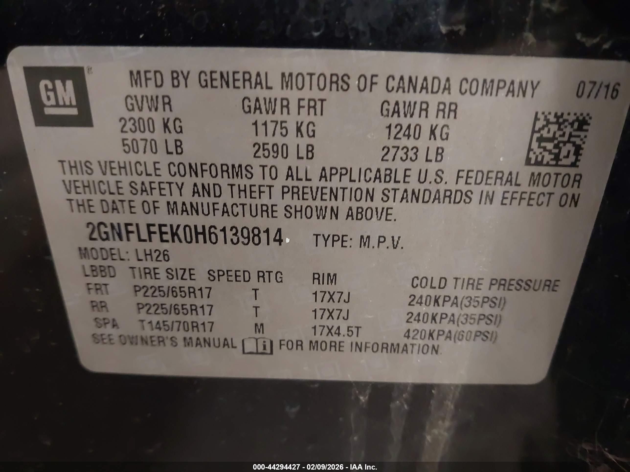 CHEVROLET EQUINOX image 9