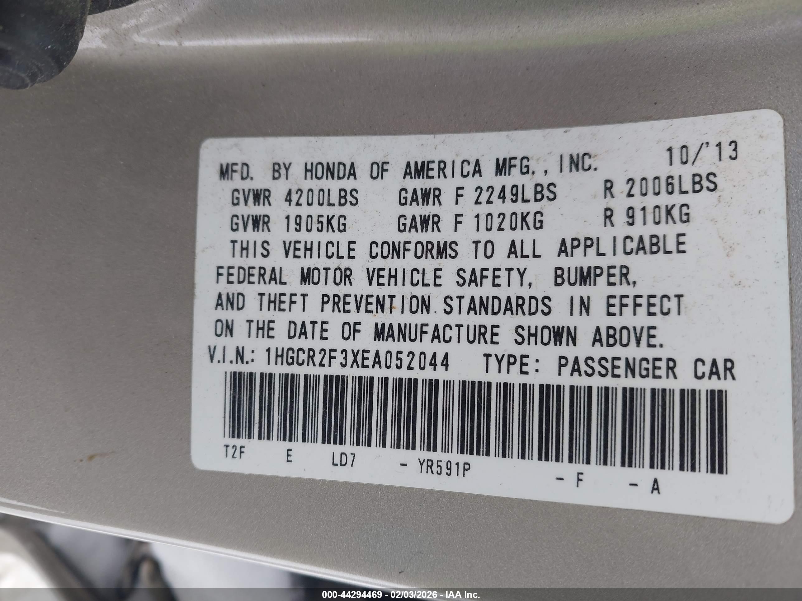HONDA ACCORD image 9