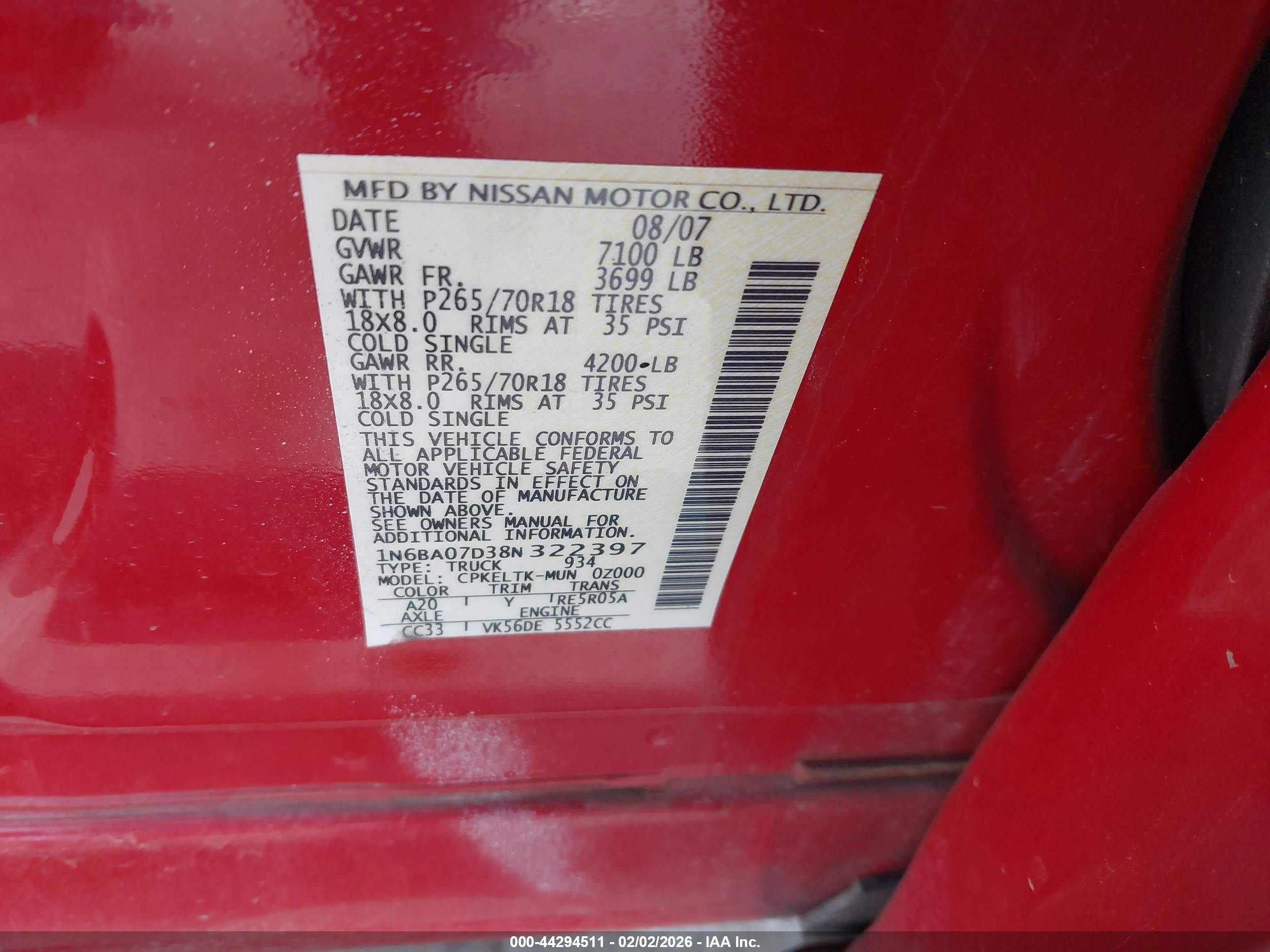 NISSAN TITAN image 9