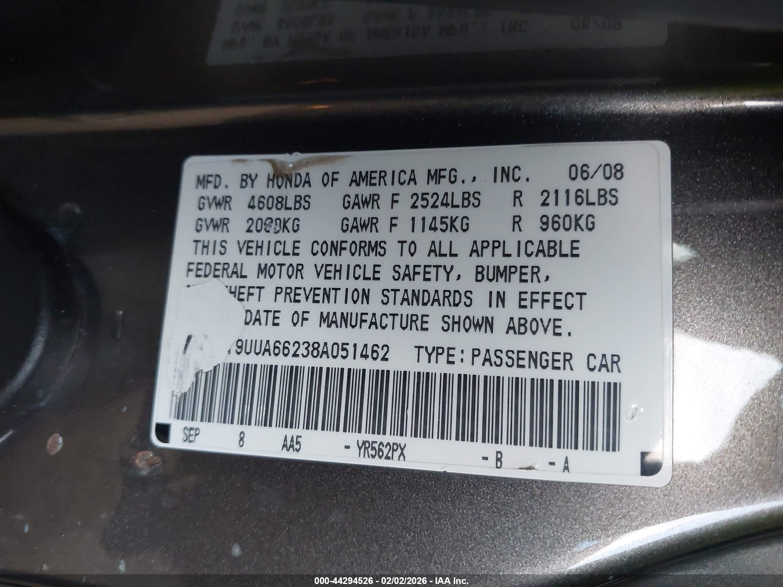 ACURA TL image 9